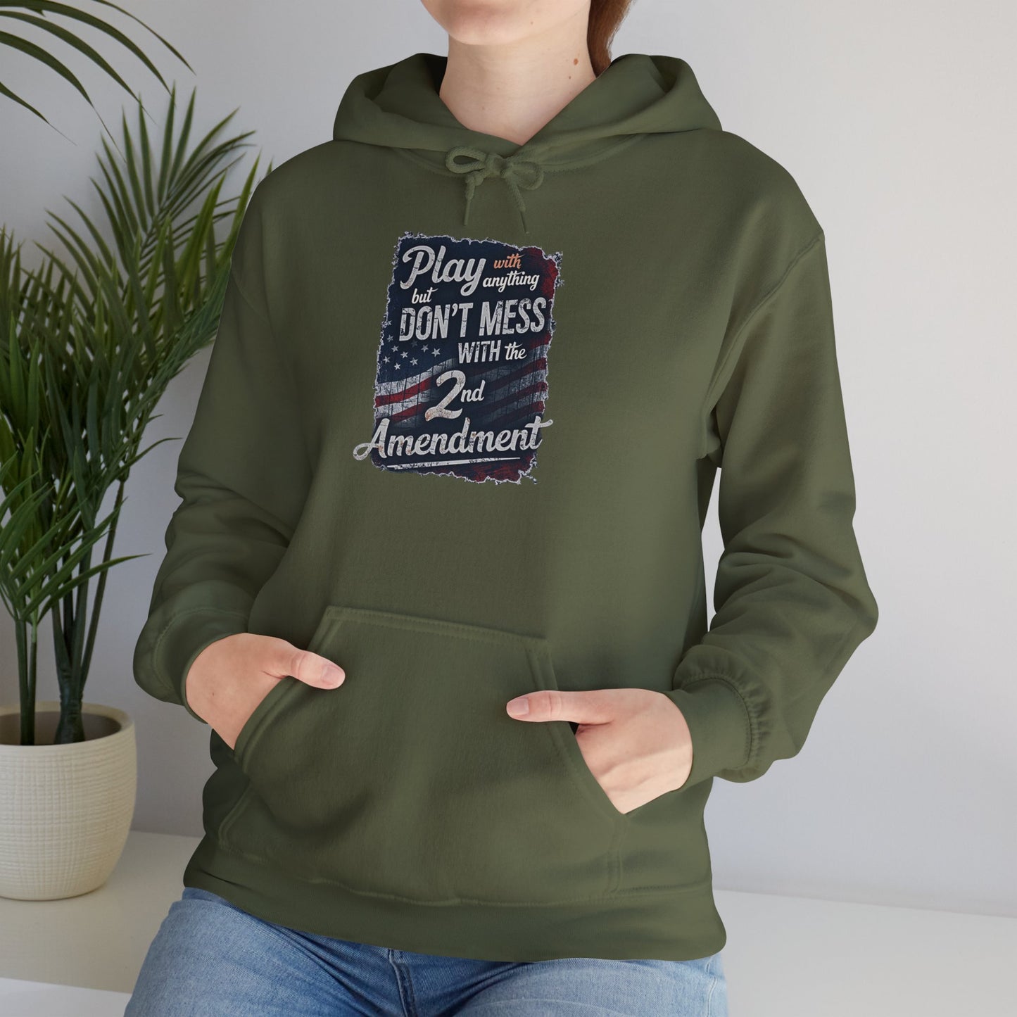 Don't Mess with the 2nd Amendment Patriotic Hoodie