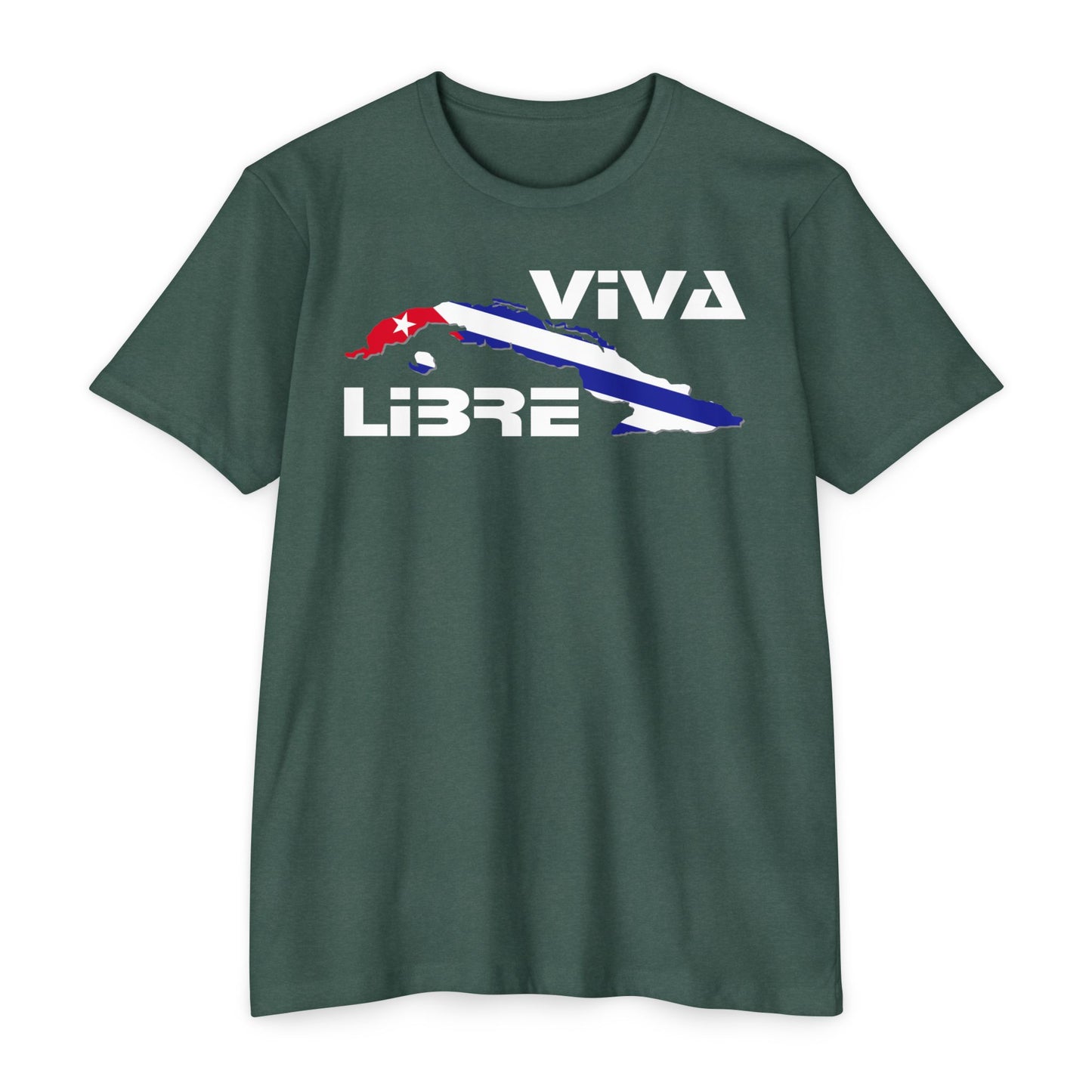 Viva Cuba Libre Patriótica Camiseta