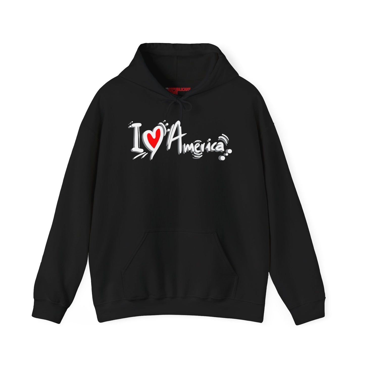 I Love America Unisex Hoodie Sweatshirt