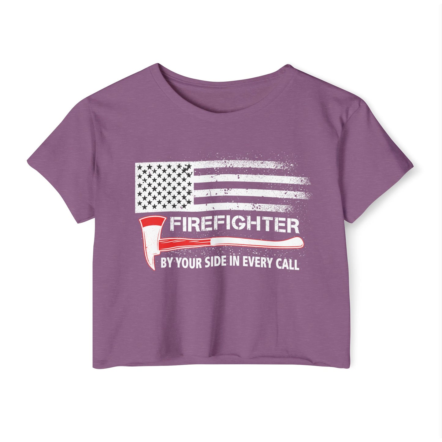 Firefighter Pride Crop Top – By Your Side in Every Call