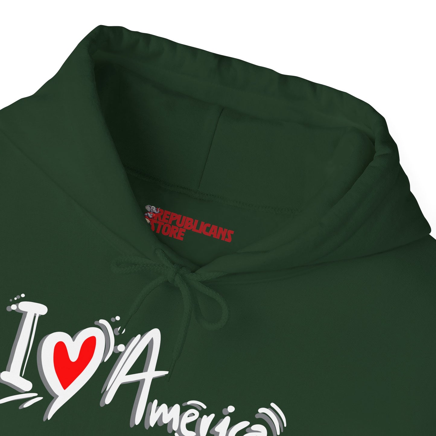 I Love America Unisex Hoodie Sweatshirt