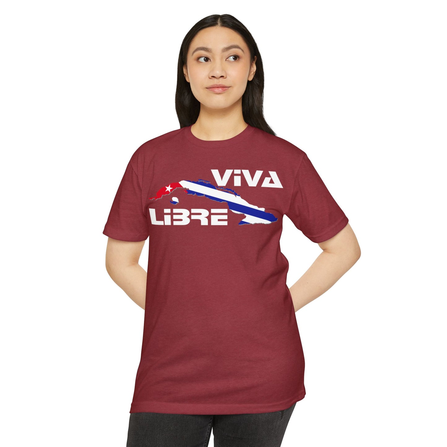 Viva Cuba Libre Patriótica Camiseta