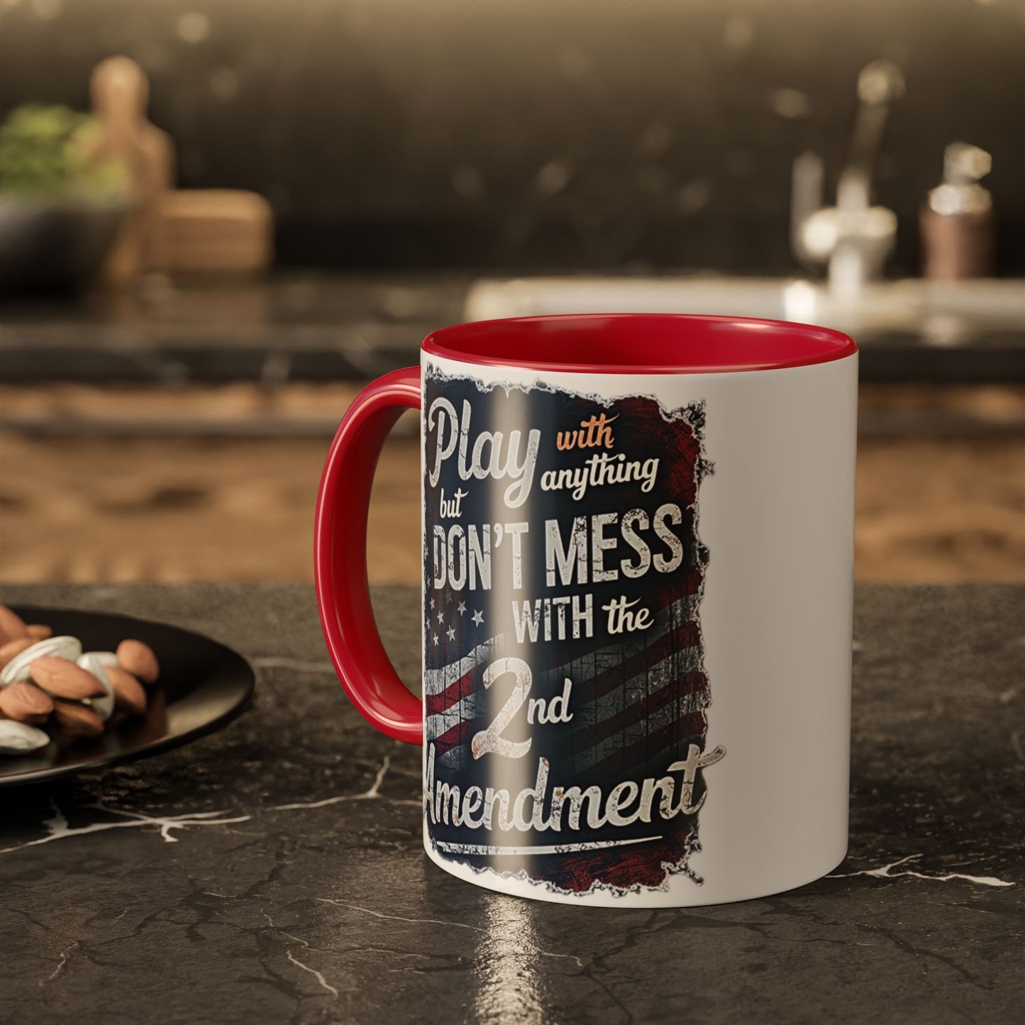 Don't Mess with the 2nd Amendment Patriotic Coffee Mug