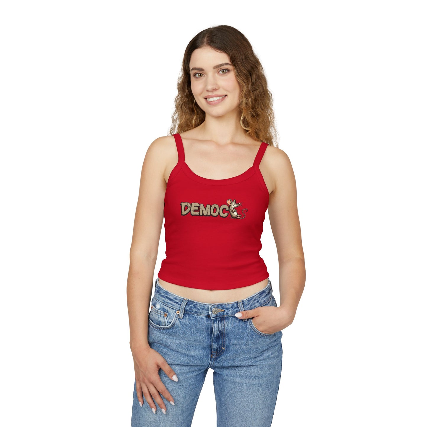 Democ-Rat Funny Political Tank Top