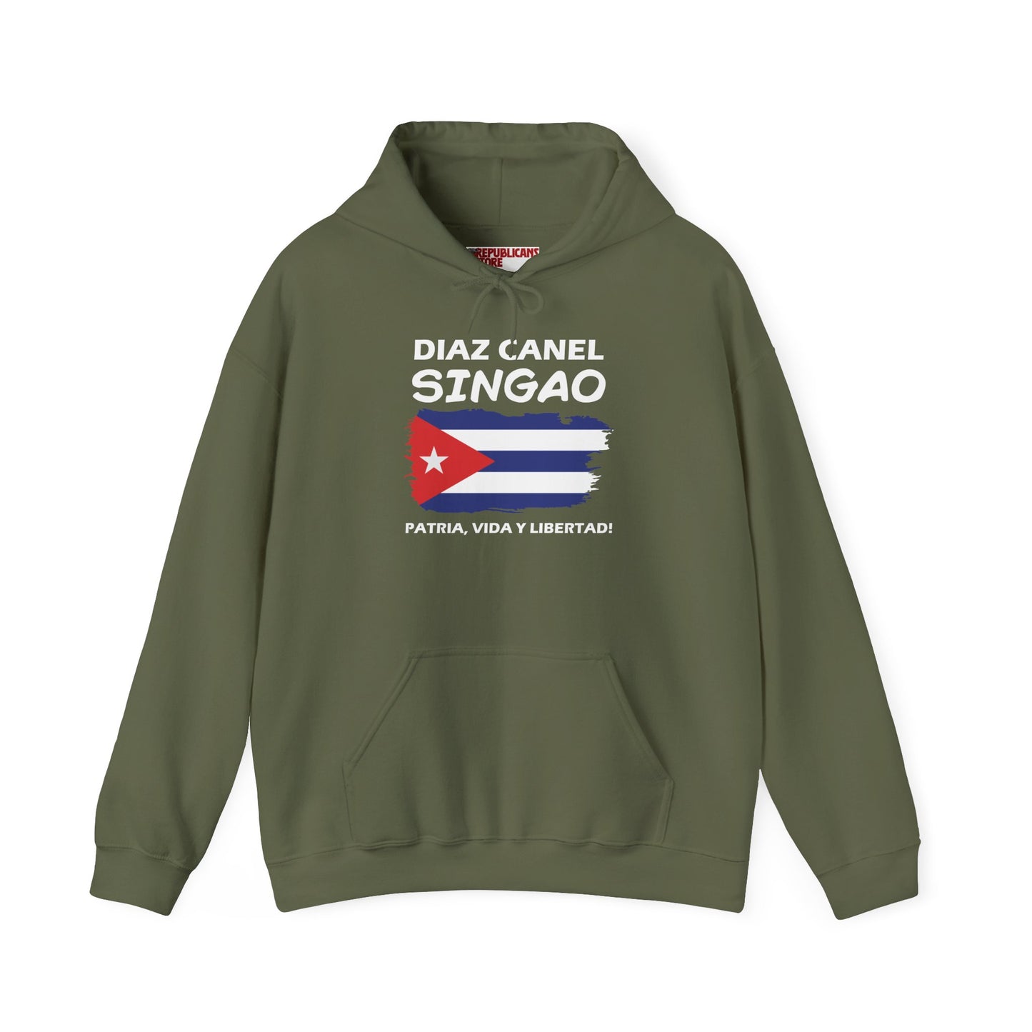 Díaz Canel Singao Patriótico Hoodie