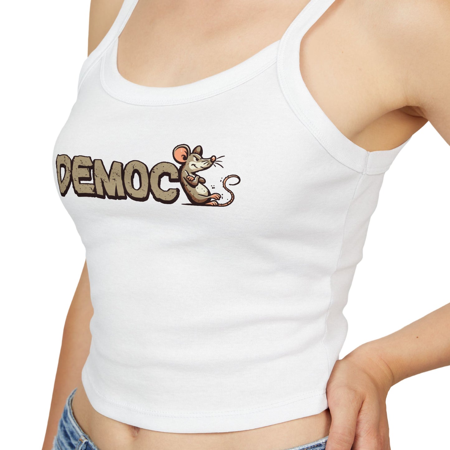Democ-Rat Funny Political Tank Top