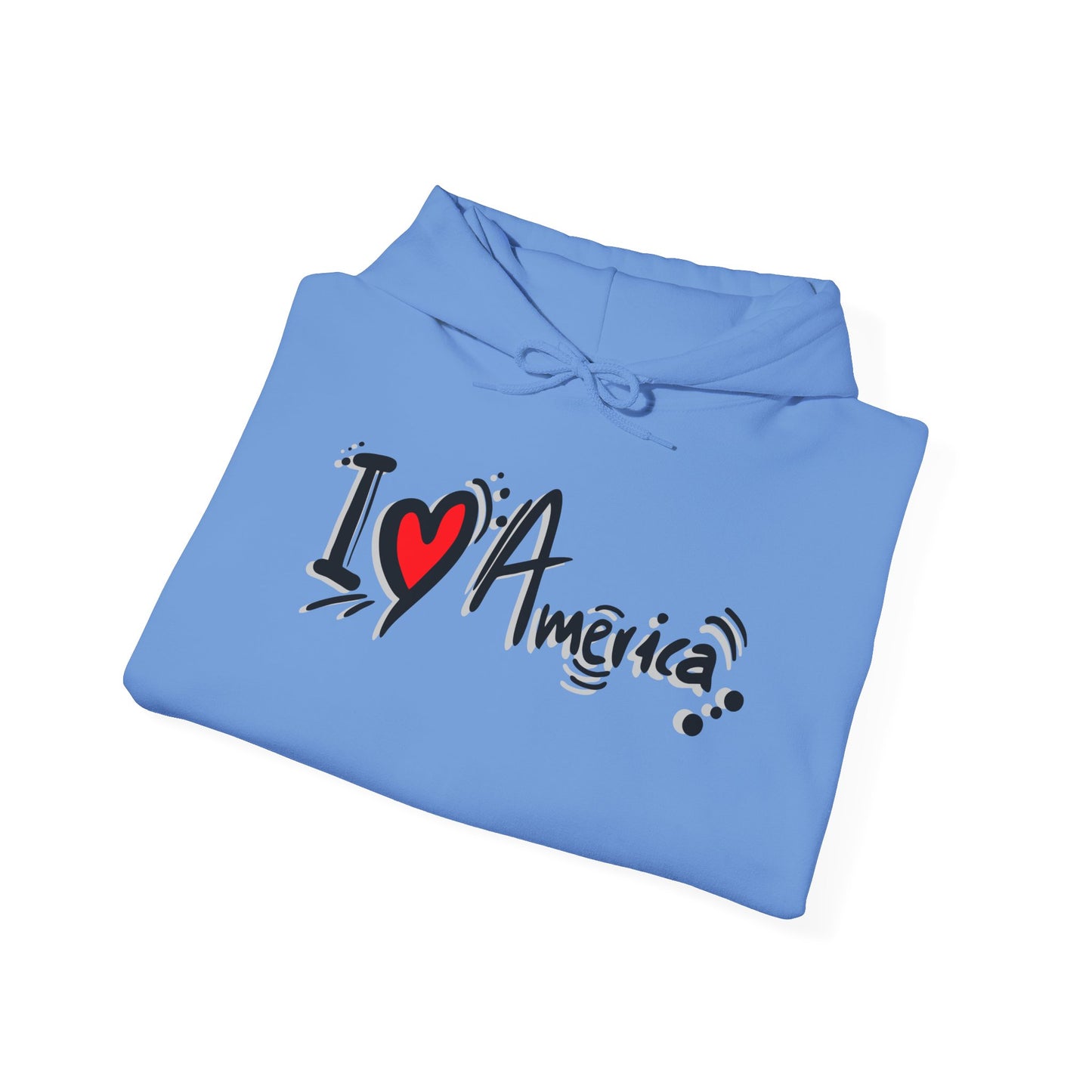 I Love America Unisex Hoodie Sweatshirt