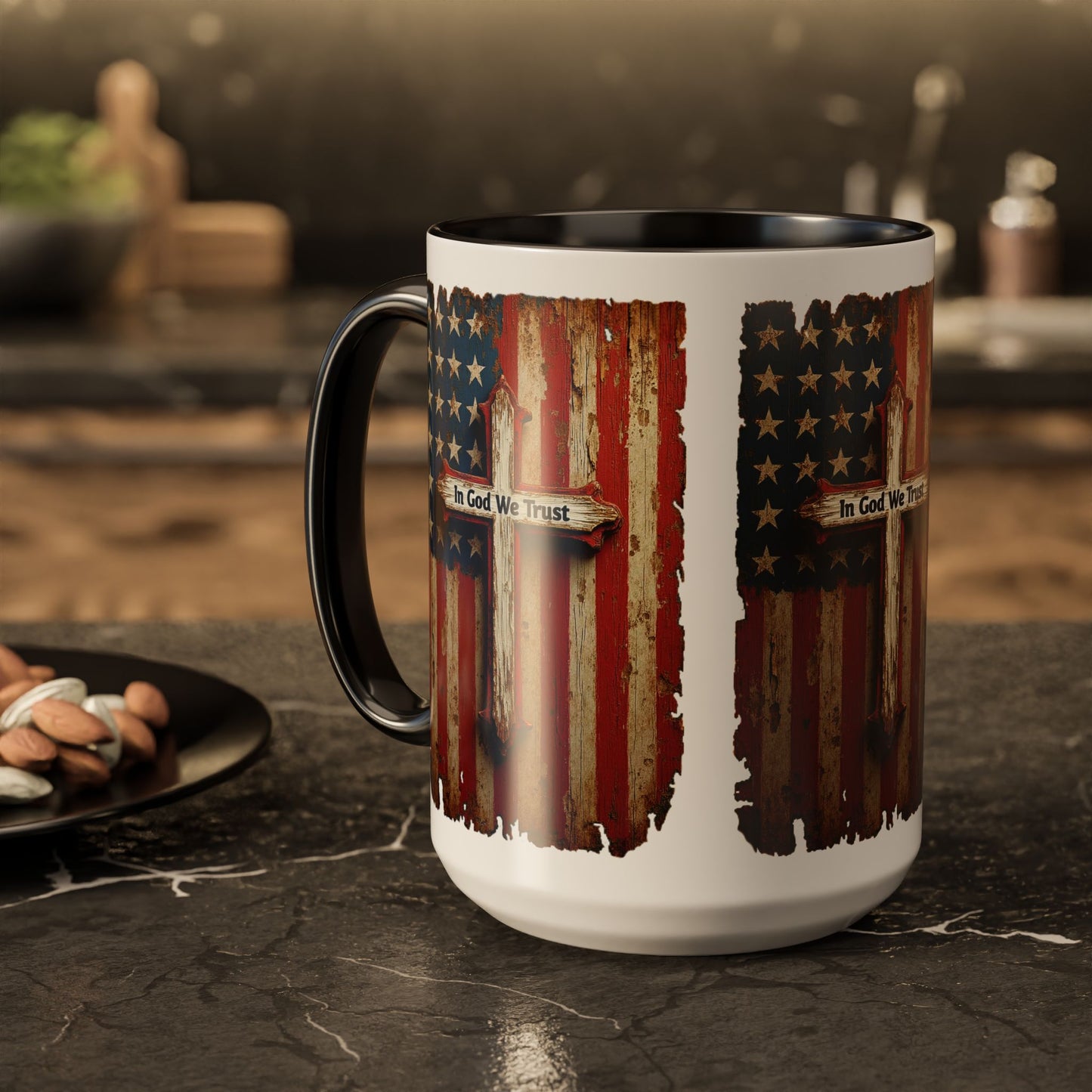 In God We Trust Patriotic Coffee Mug