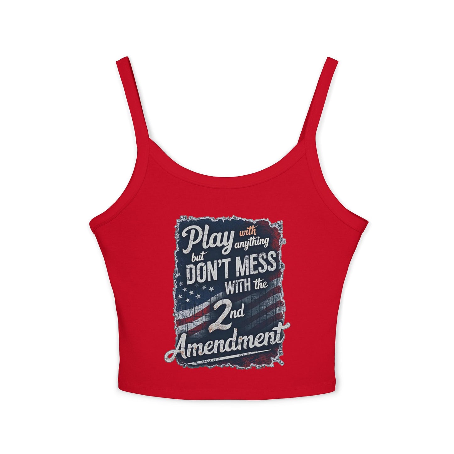 Don't Mess with the 2nd Amendment Patriotic Tank Top