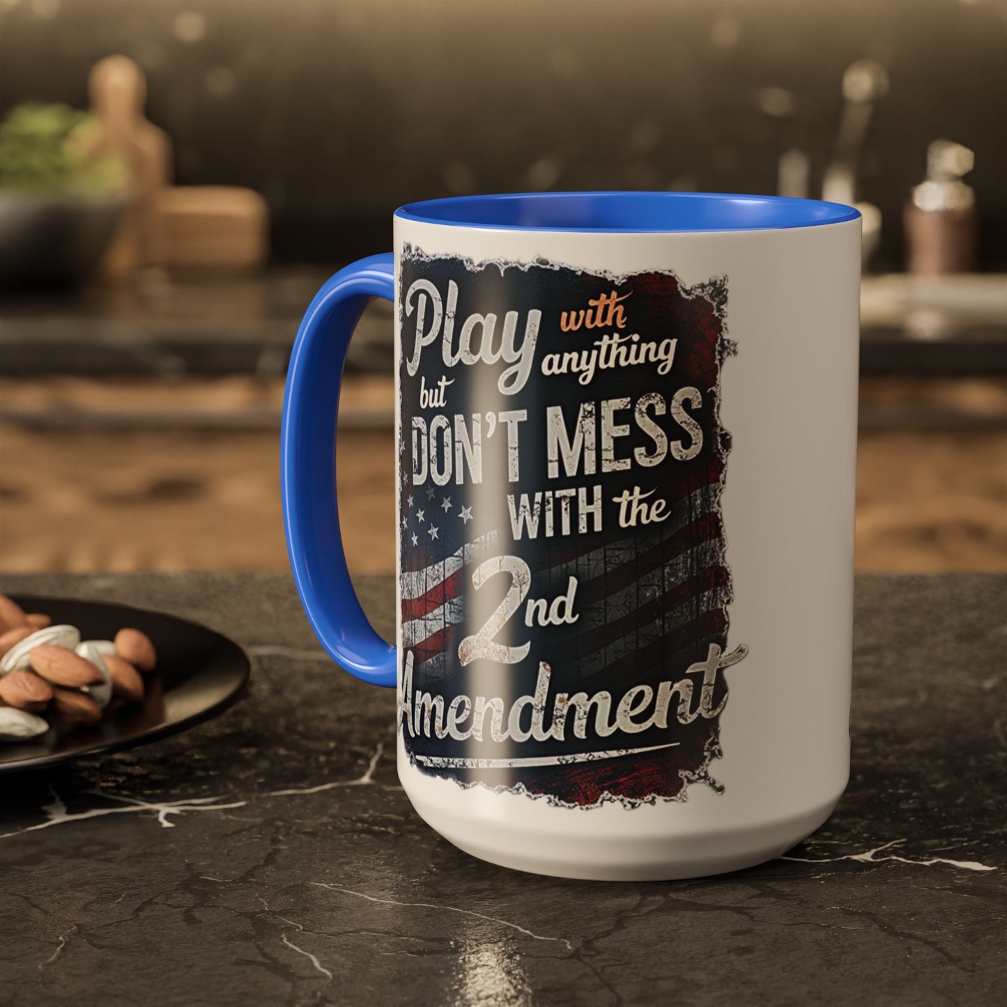 Don't Mess with the 2nd Amendment Patriotic Coffee Mug