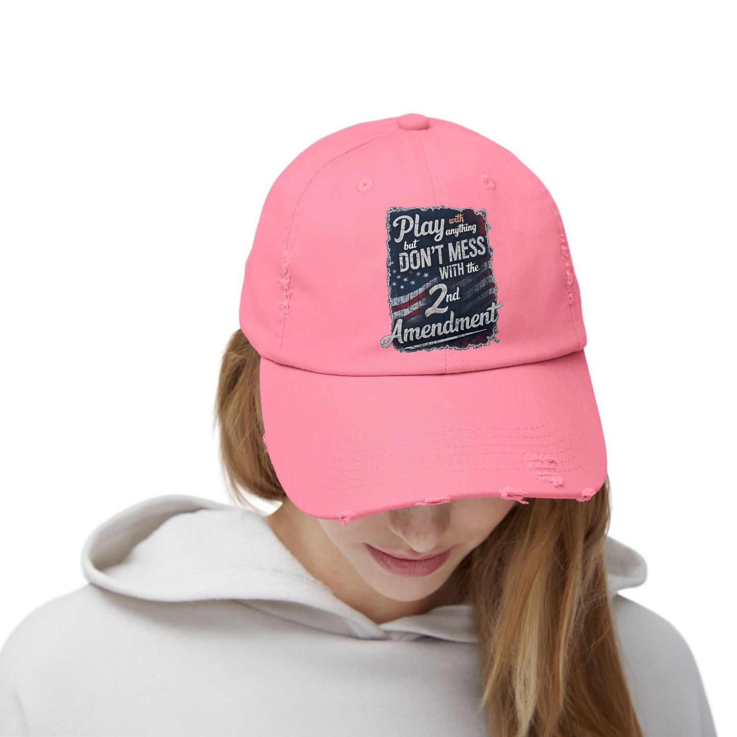 Don't Mess with the 2nd Amendment Patriotic Printed Hat
