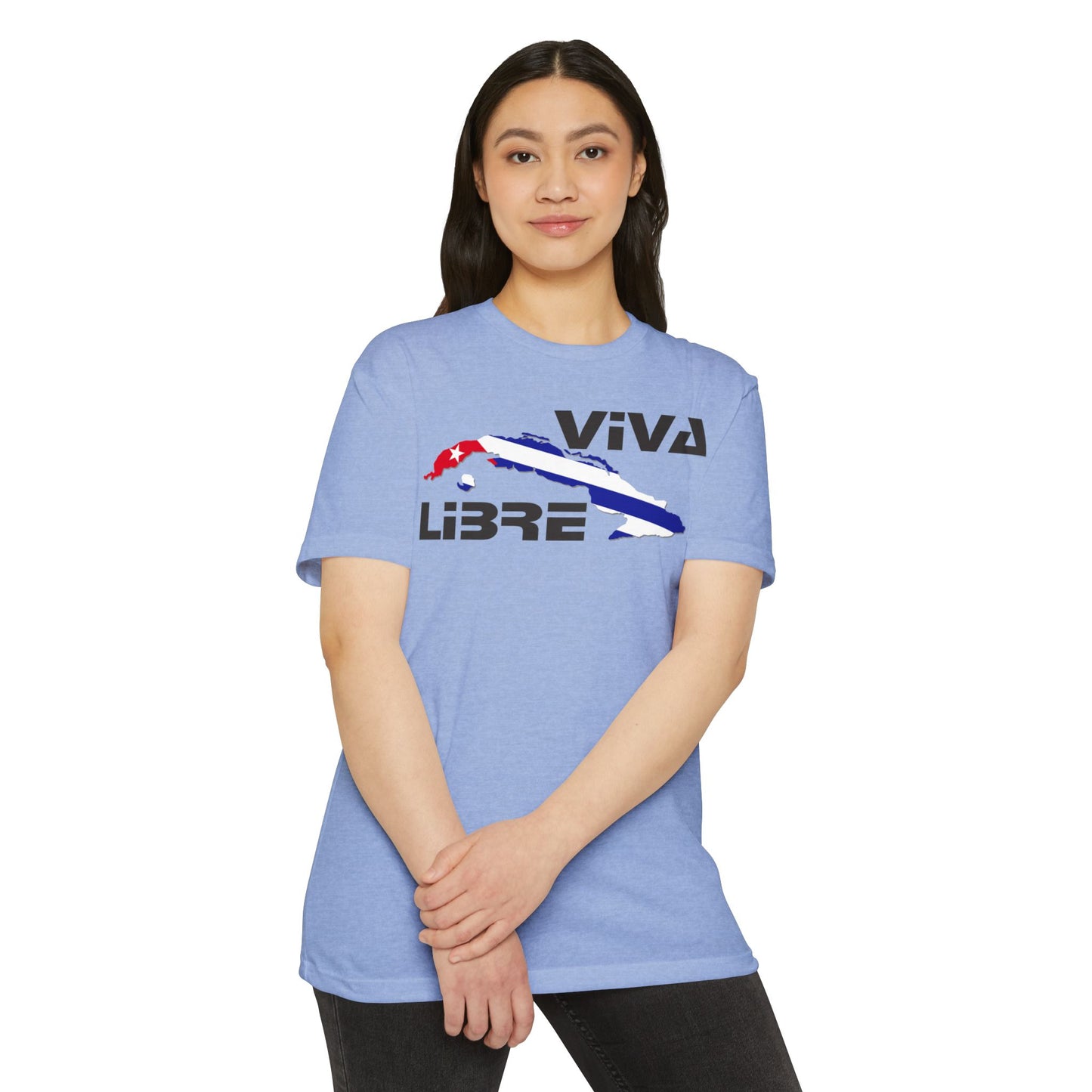 Viva Cuba Libre Patriótica Camiseta