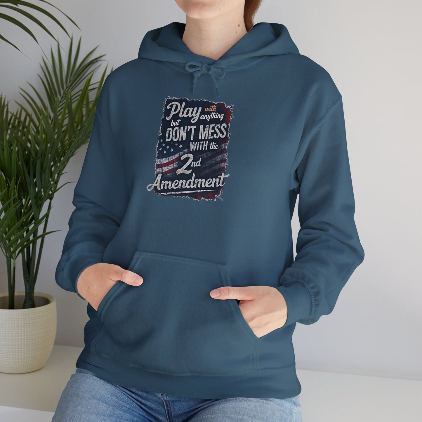 Don't Mess with the 2nd Amendment Patriotic Hoodie