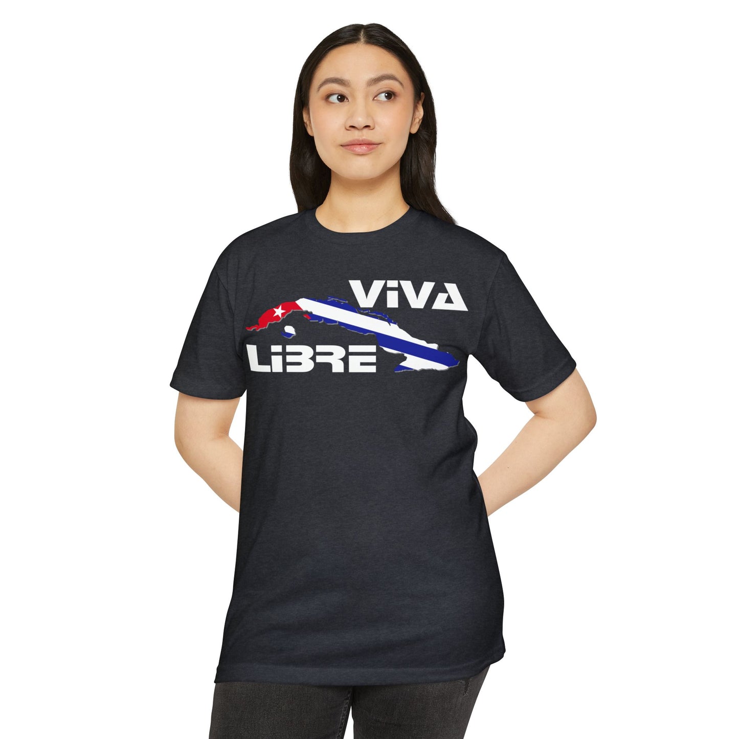 Viva Cuba Libre Patriótica Camiseta