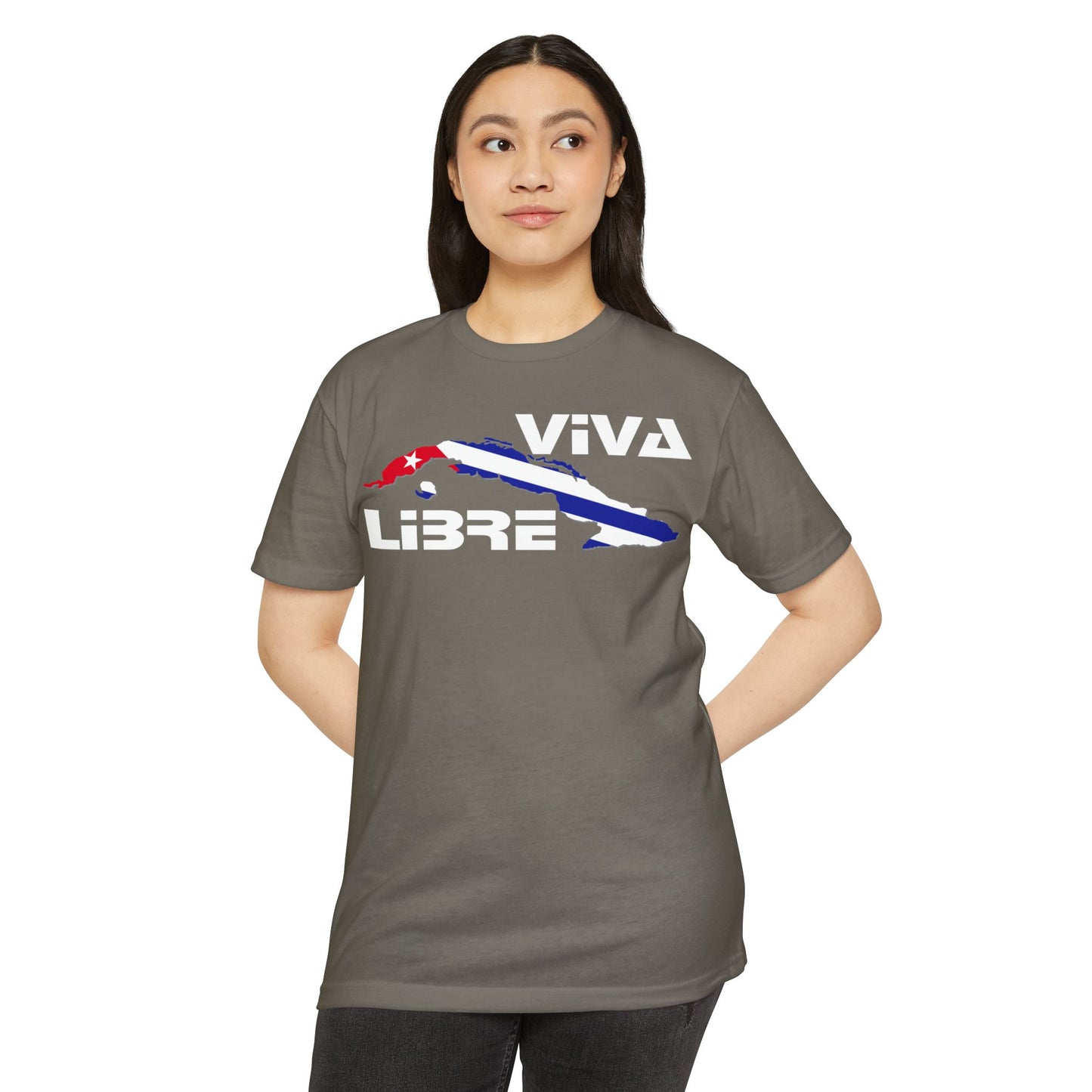 Viva Cuba Libre Patriótica Camiseta