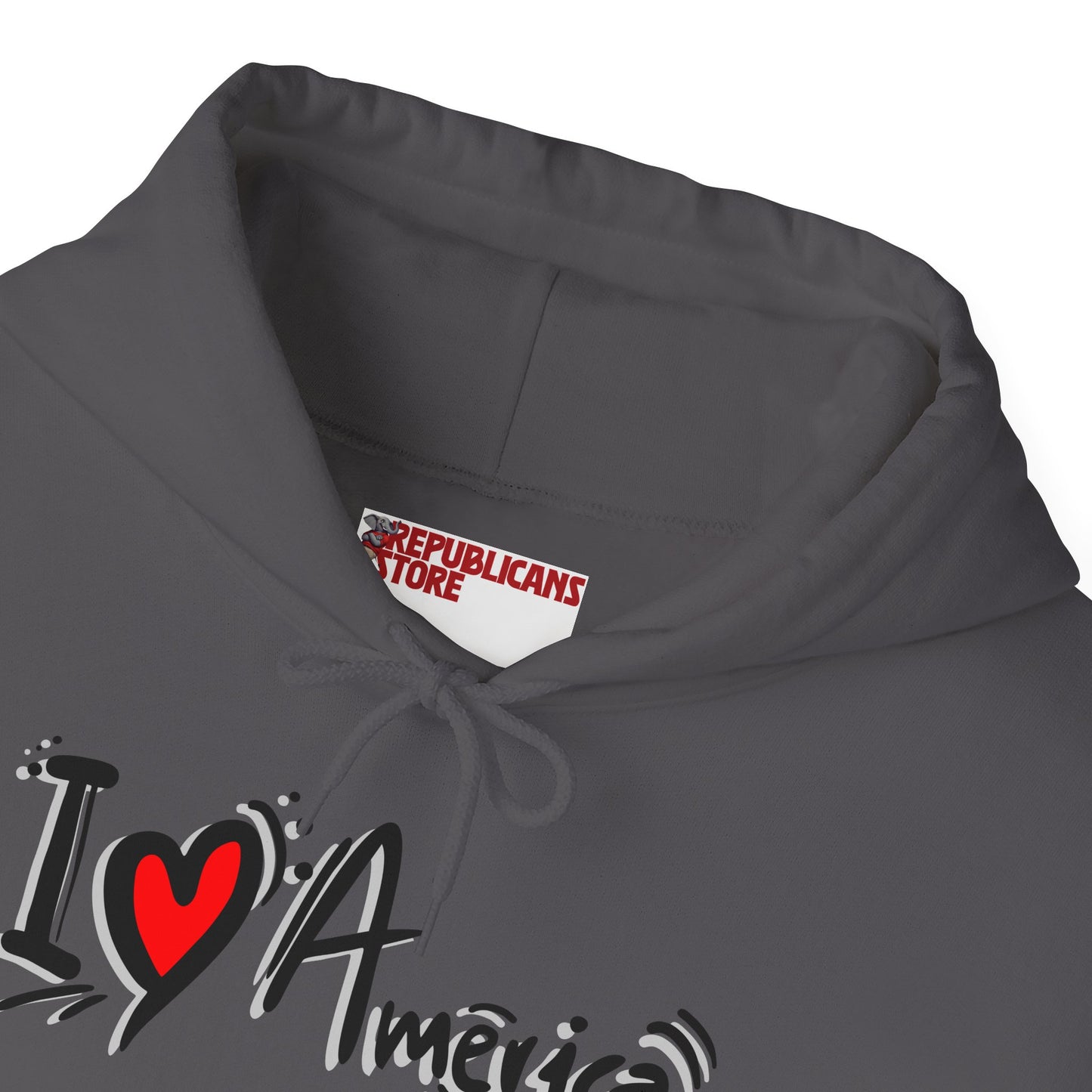 I Love America Unisex Hoodie Sweatshirt