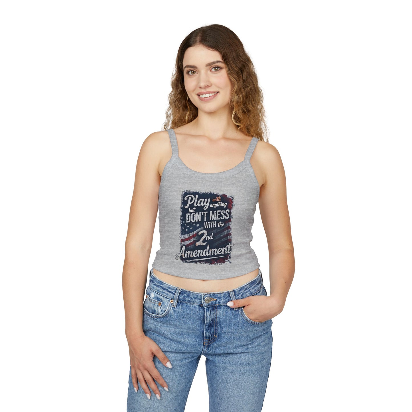Don't Mess with the 2nd Amendment Patriotic Tank Top