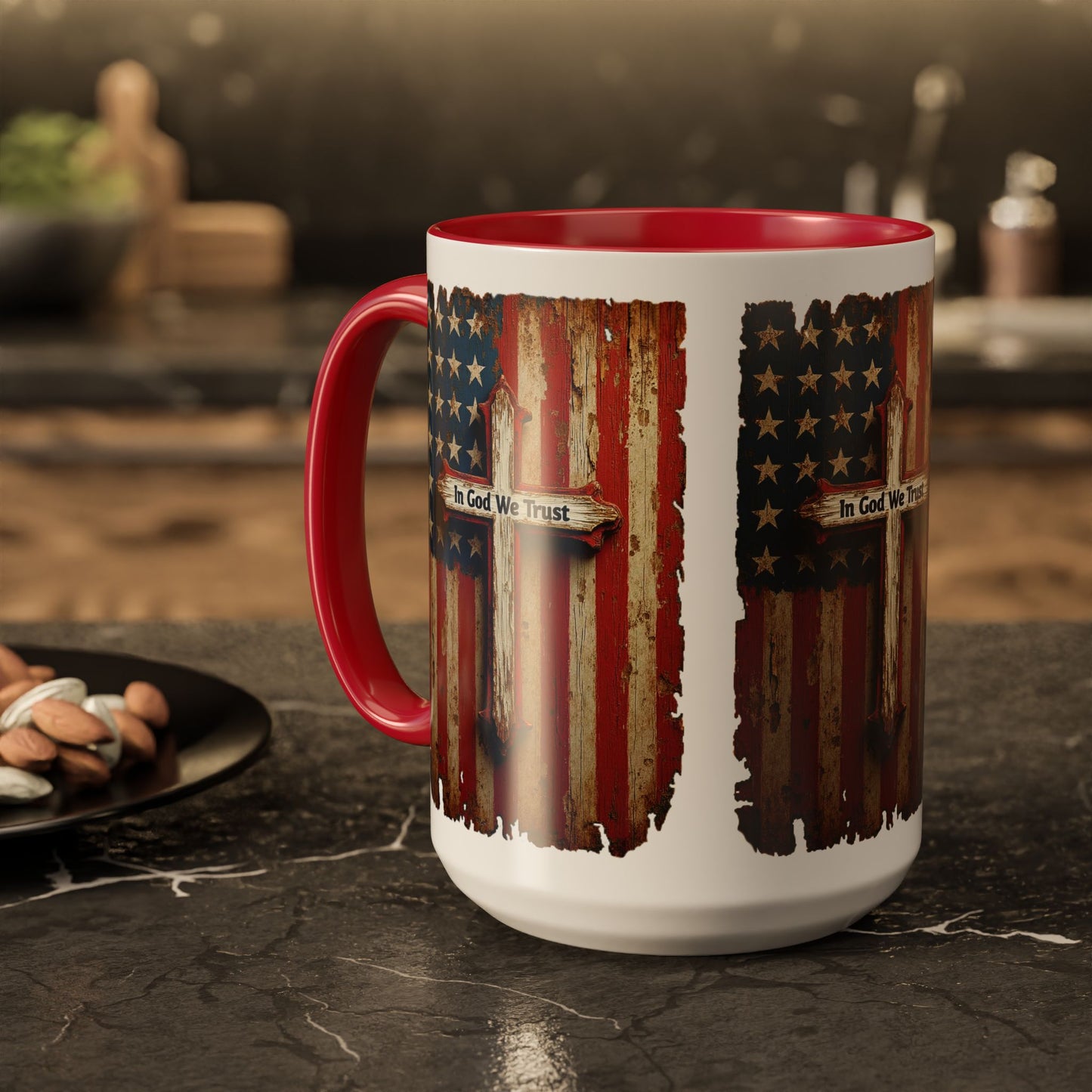 In God We Trust Patriotic Coffee Mug