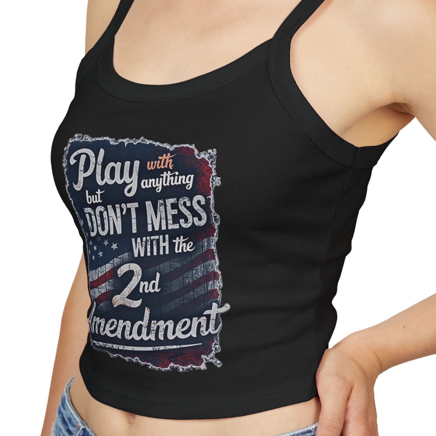 Don't Mess with the 2nd Amendment Patriotic Tank Top