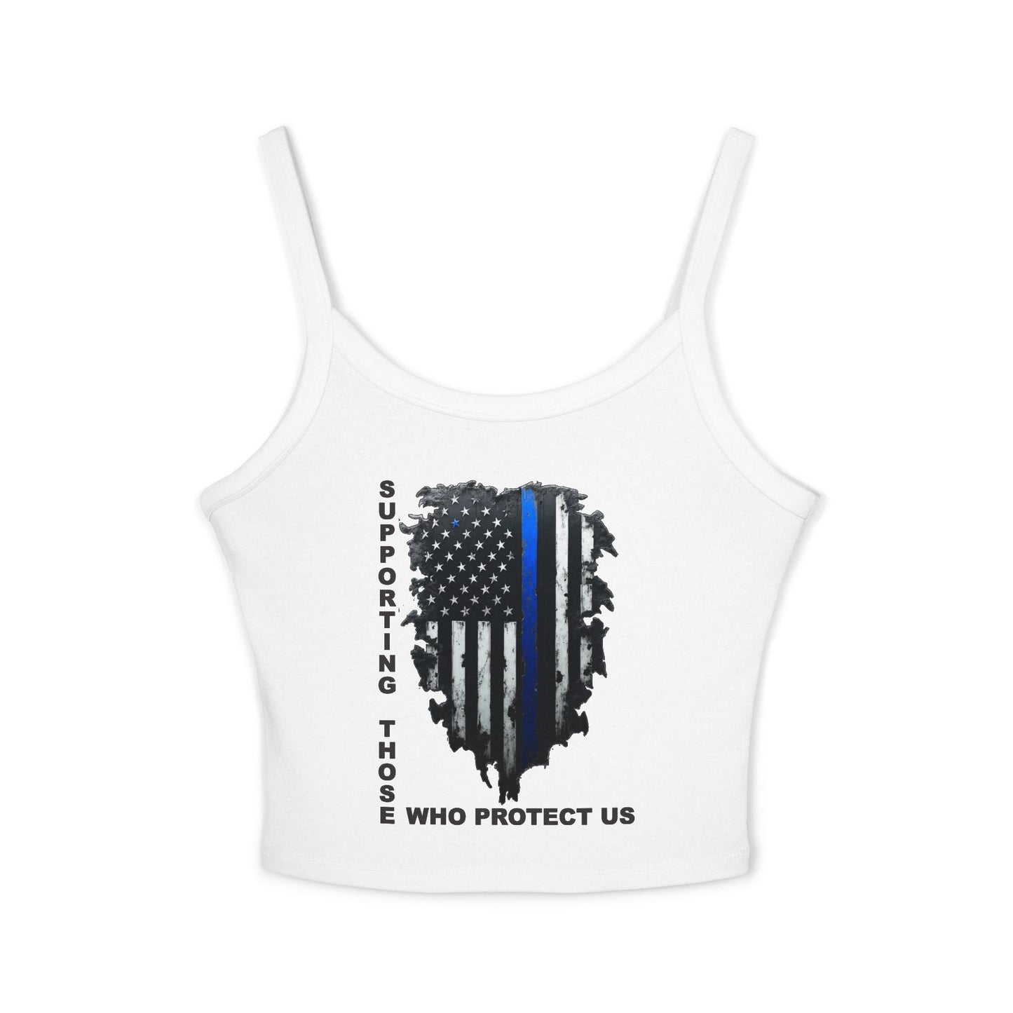 Supporting Those Who Protect Us Patriotic Tank Top