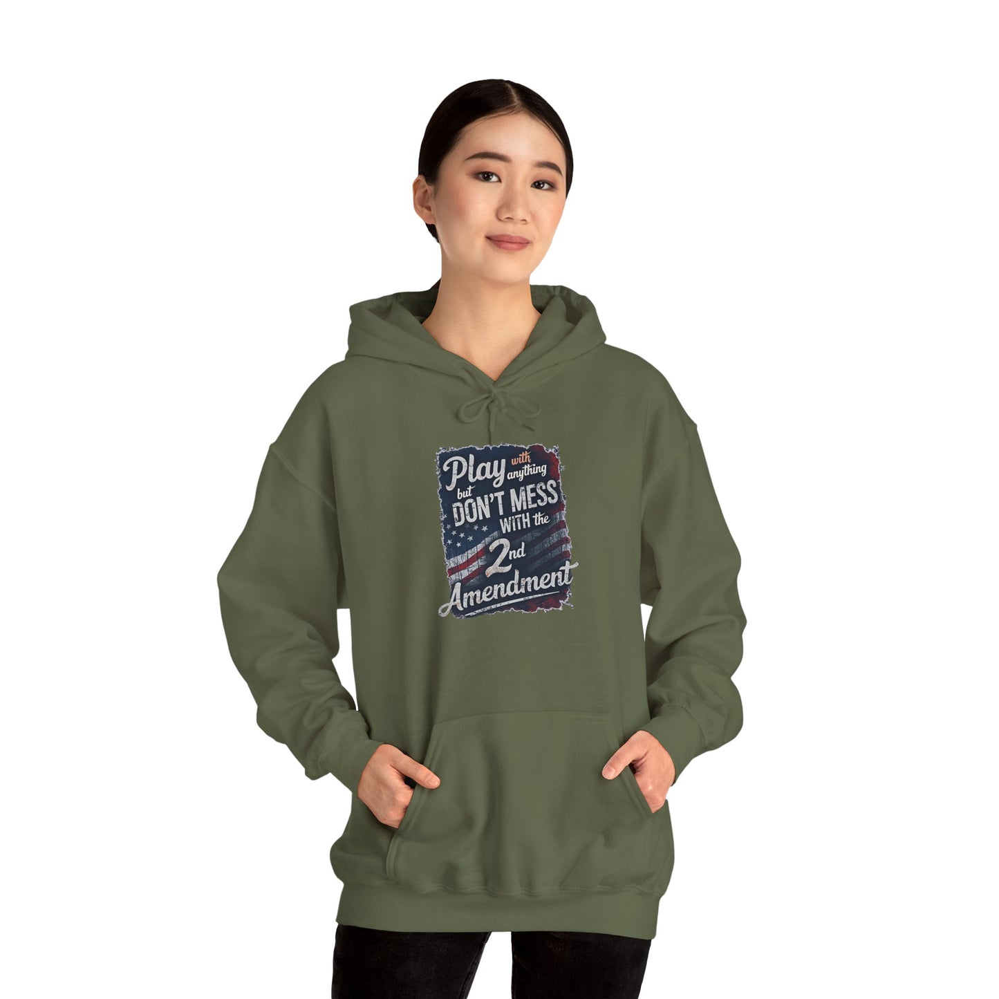 Don't Mess with the 2nd Amendment Patriotic Hoodie