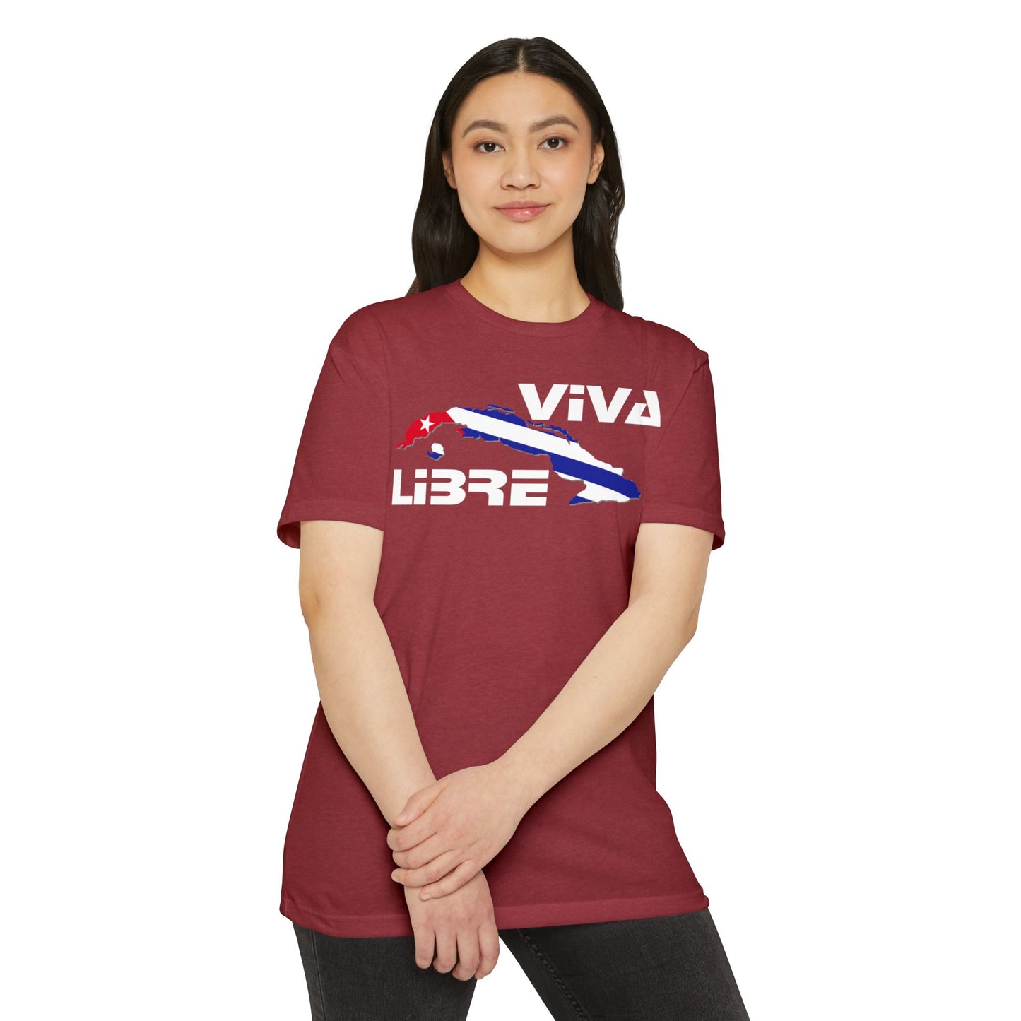 Viva Cuba Libre Patriótica Camiseta