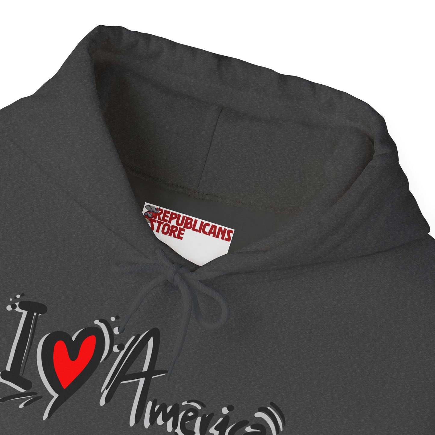 I Love America Unisex Hoodie Sweatshirt
