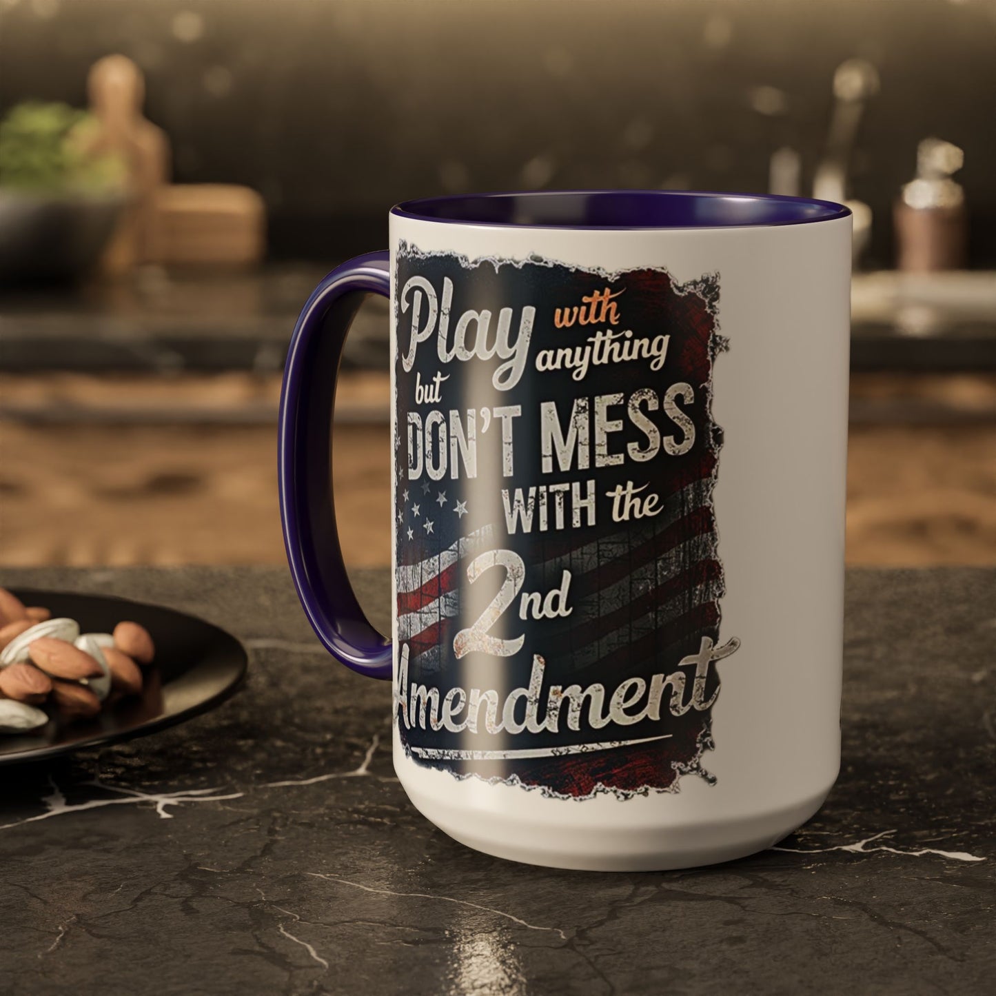 Don't Mess with the 2nd Amendment Patriotic Coffee Mug