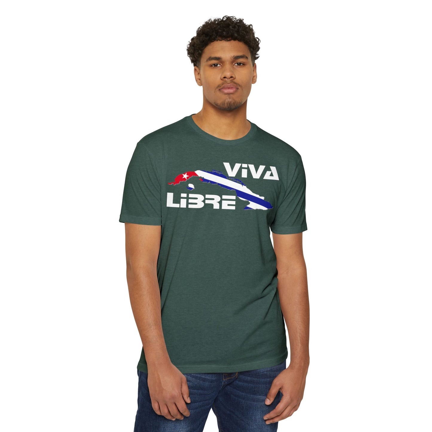 Viva Cuba Libre Patriótica Camiseta