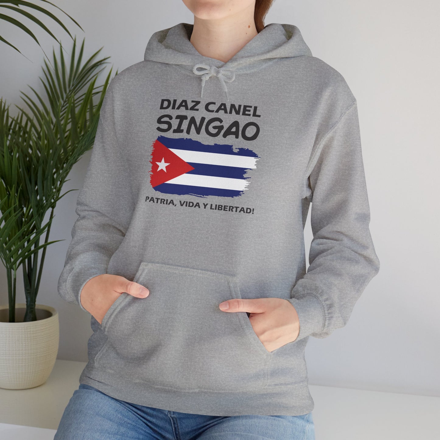 Díaz Canel Singao Patriótico Hoodie