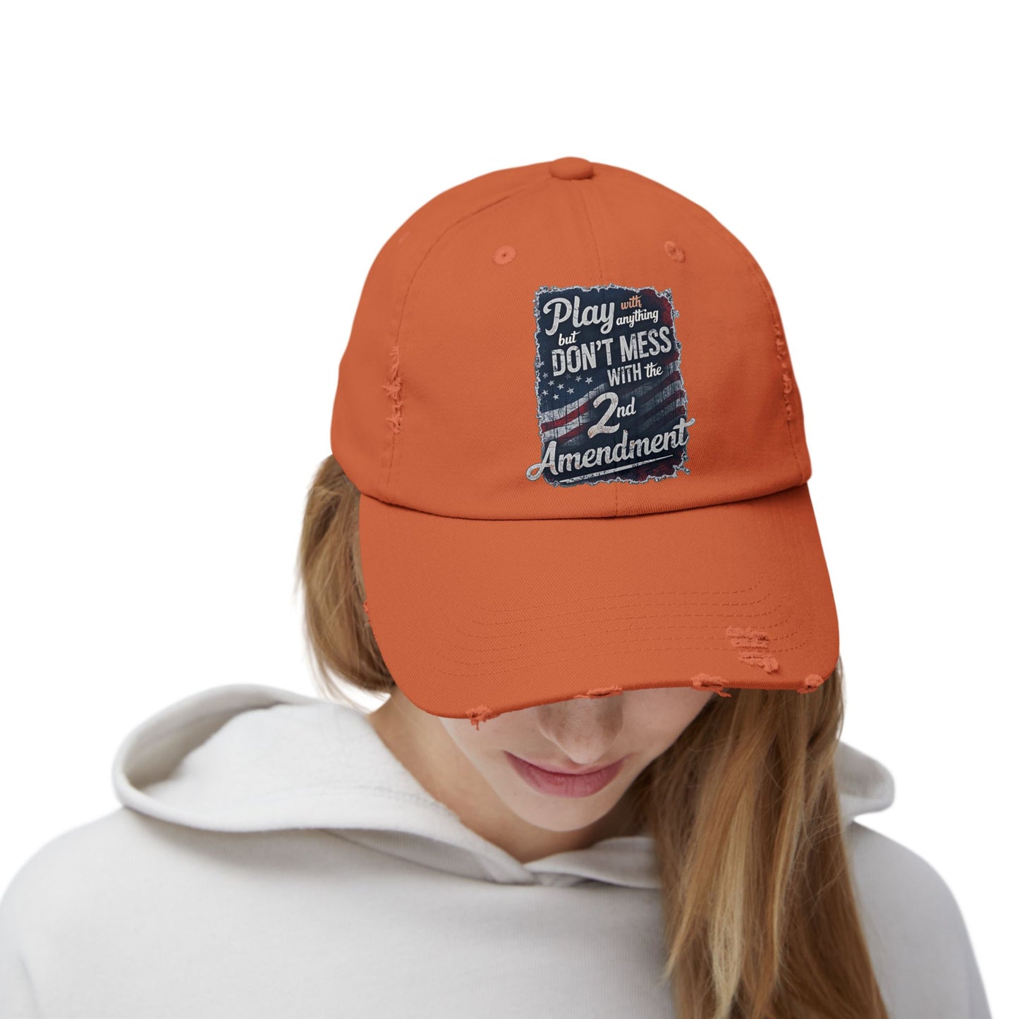 Don't Mess with the 2nd Amendment Patriotic Printed Hat