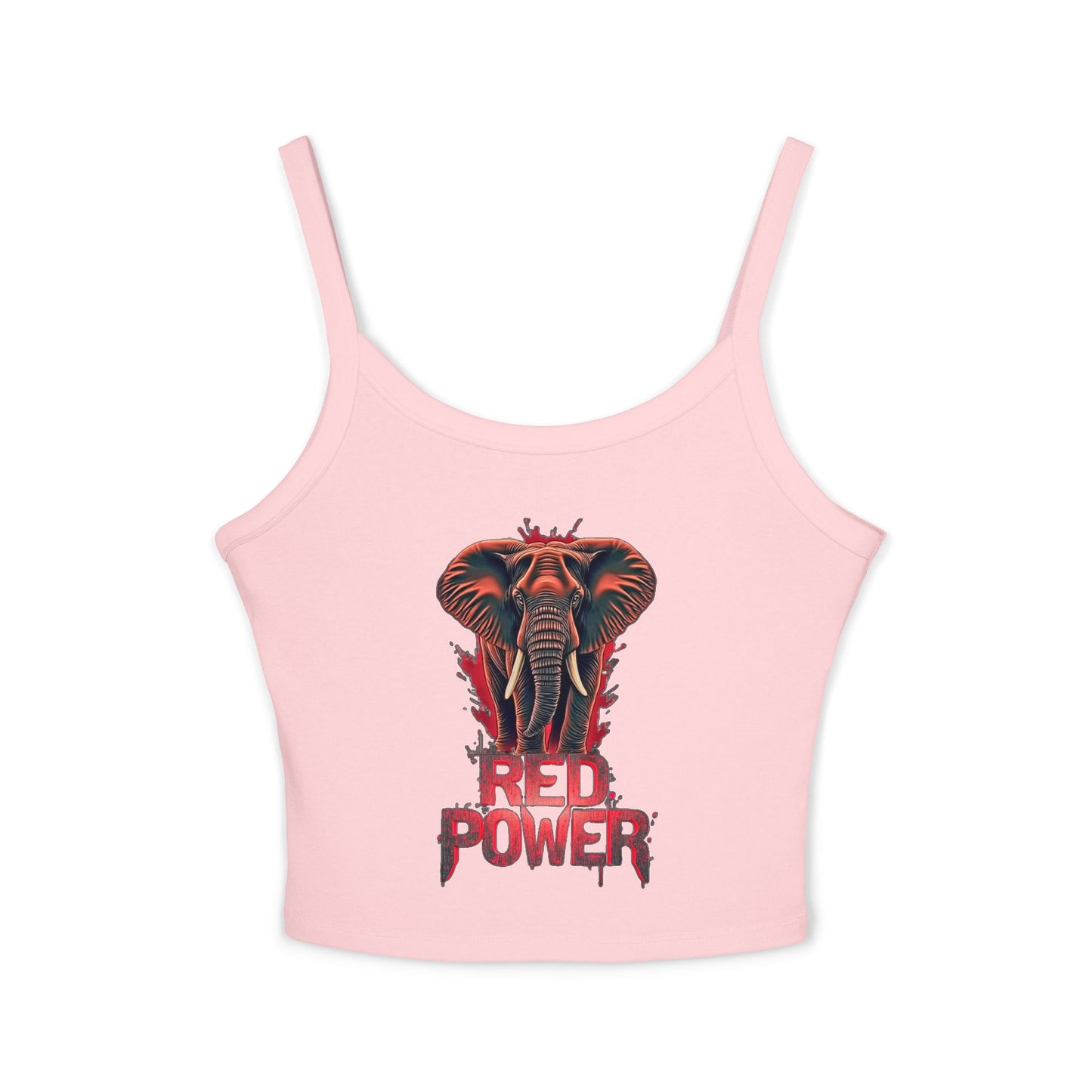 Red Power Patriotic Elephant Tank Top