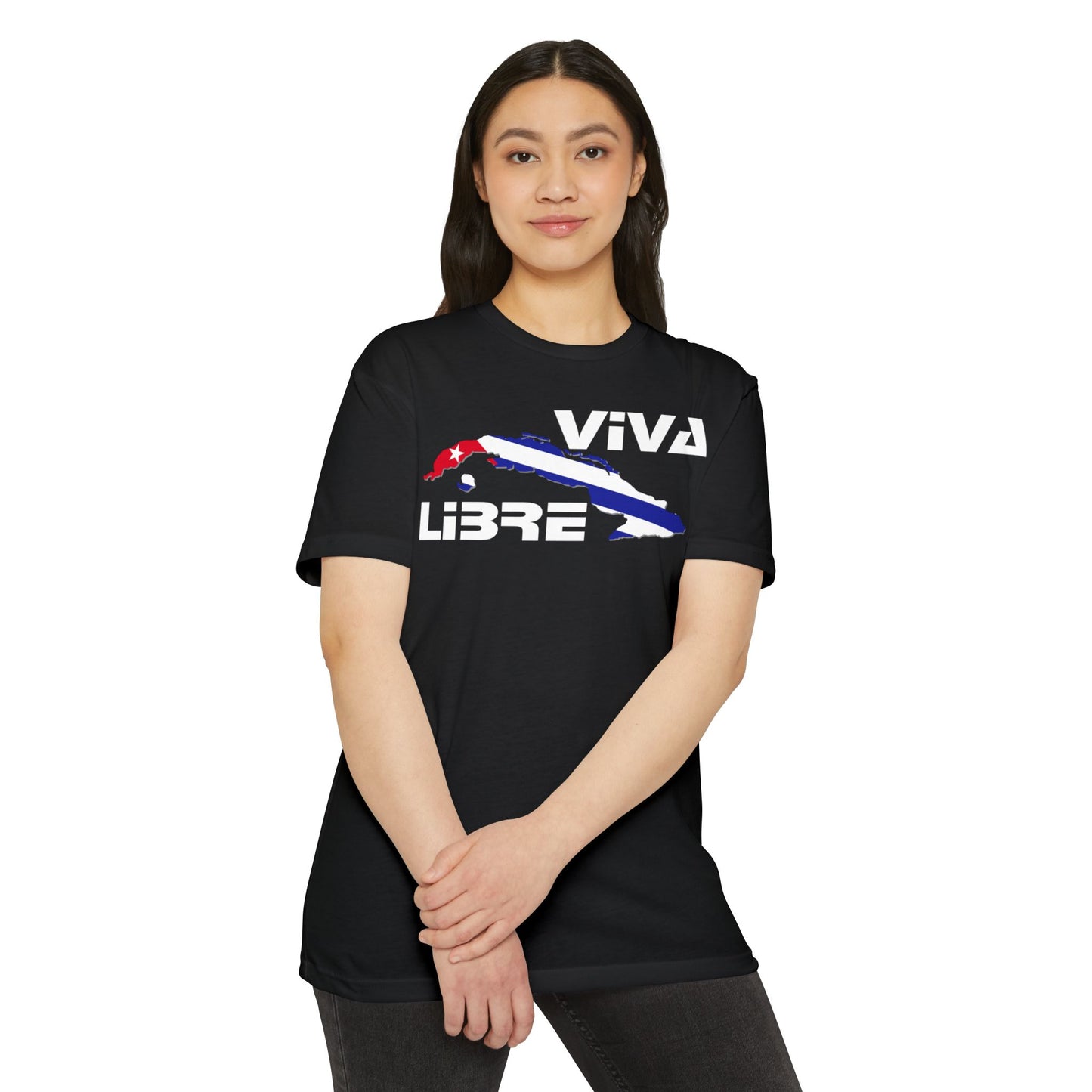 Viva Cuba Libre Patriótica Camiseta