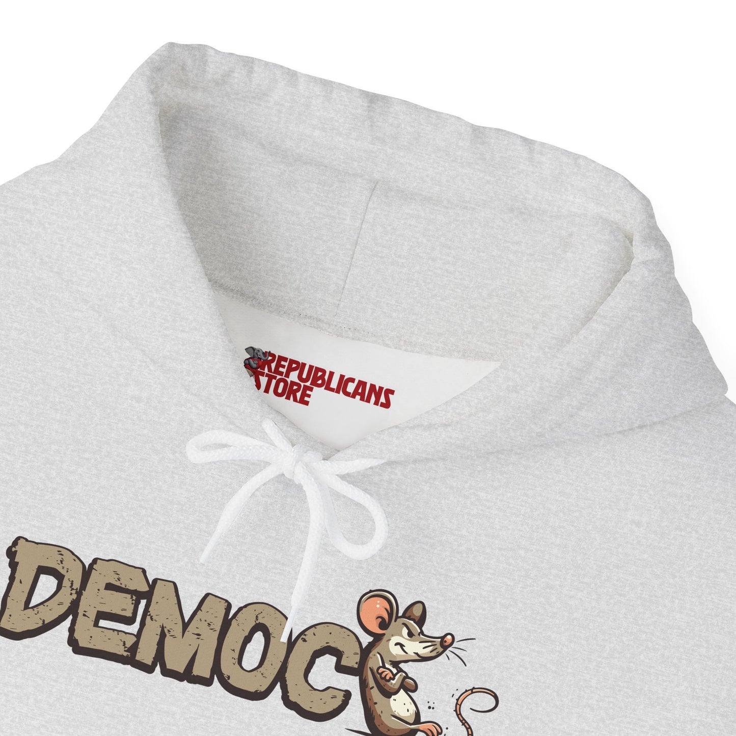 Democ-Rat Funny Political Hoodie