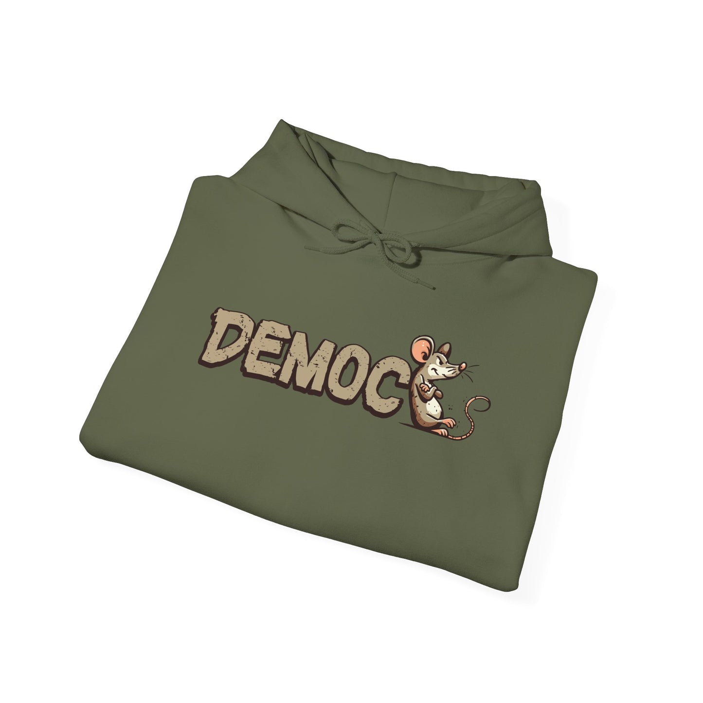 Democ-Rat Funny Political Hoodie