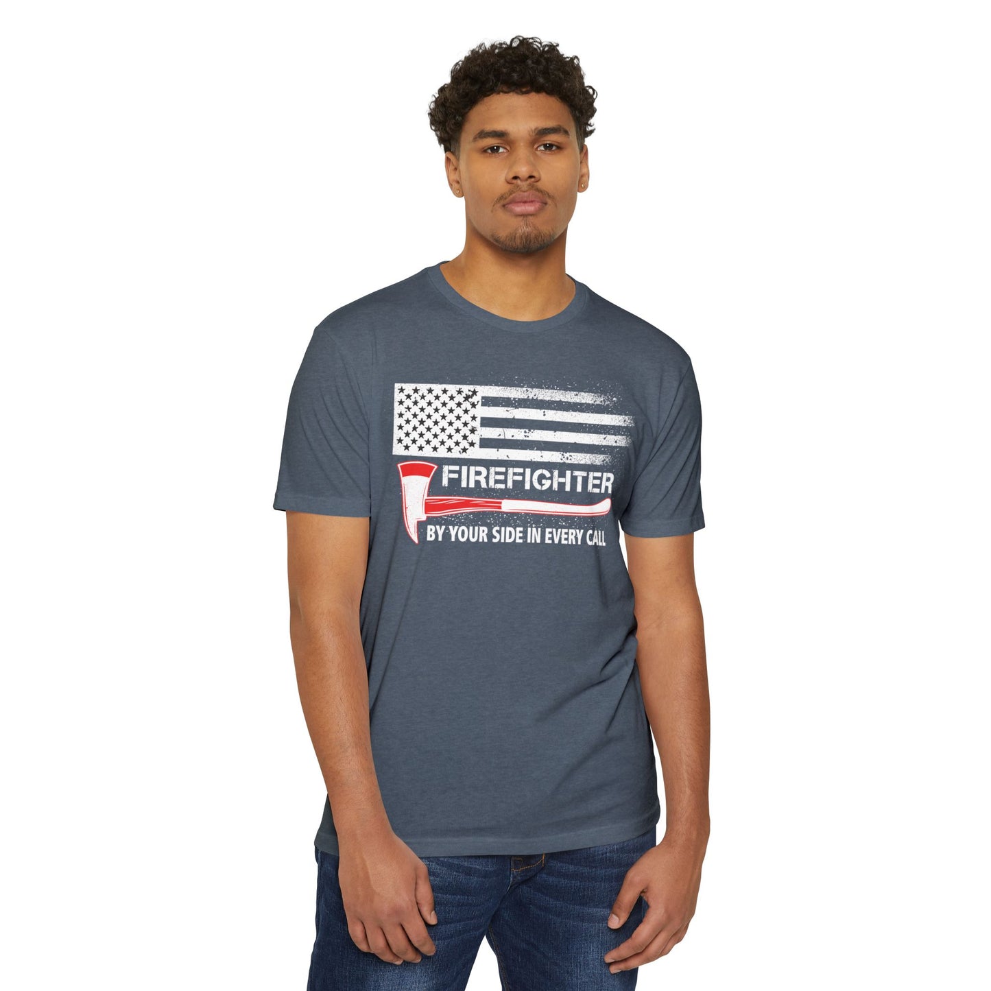 Firefighter Pride T-Shirt – By Your Side in Every Call