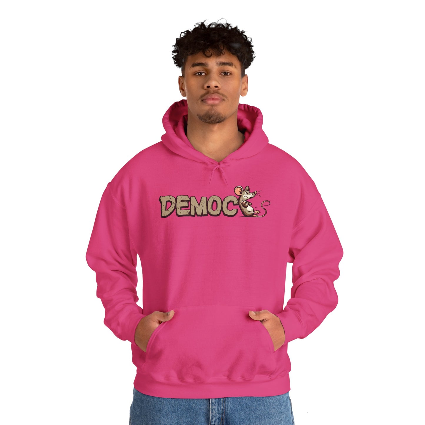 Democ-Rat Funny Political Hoodie