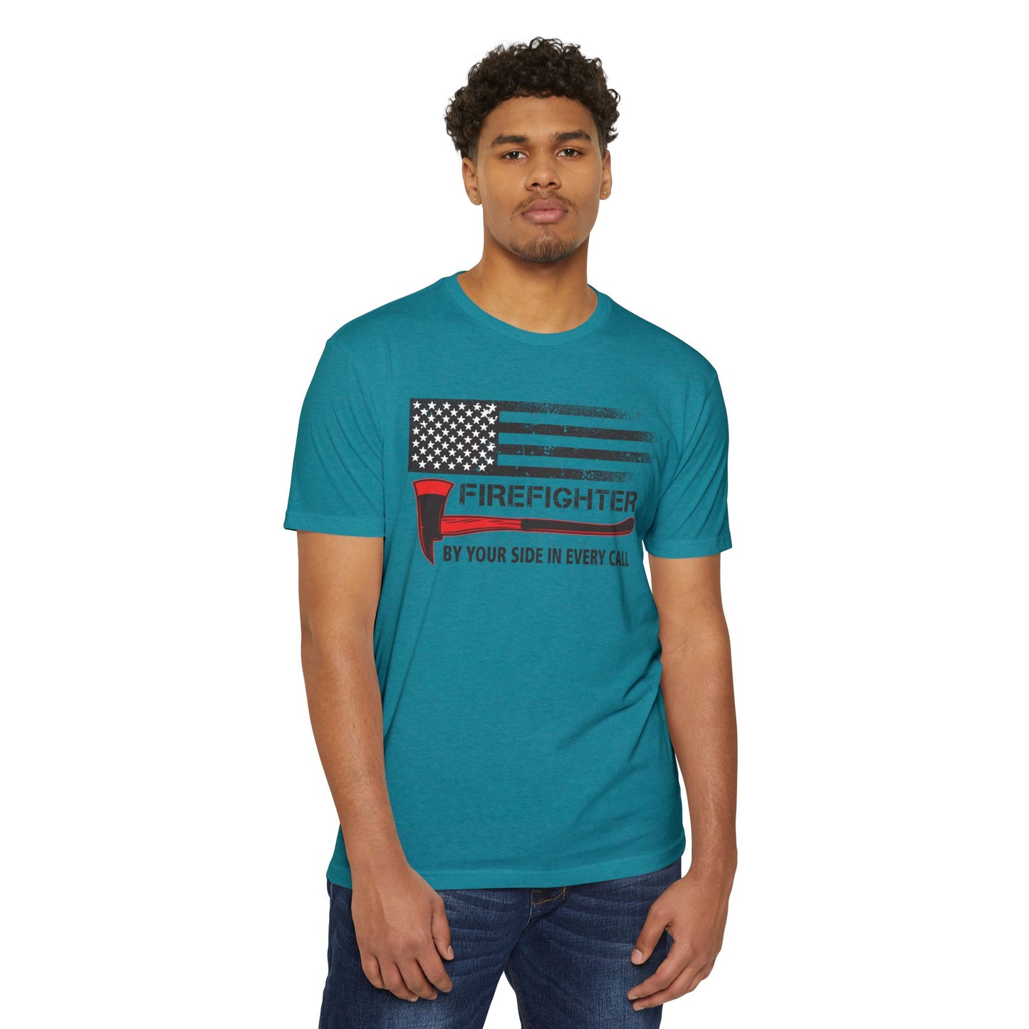 Firefighter Pride T-Shirt – By Your Side in Every Call