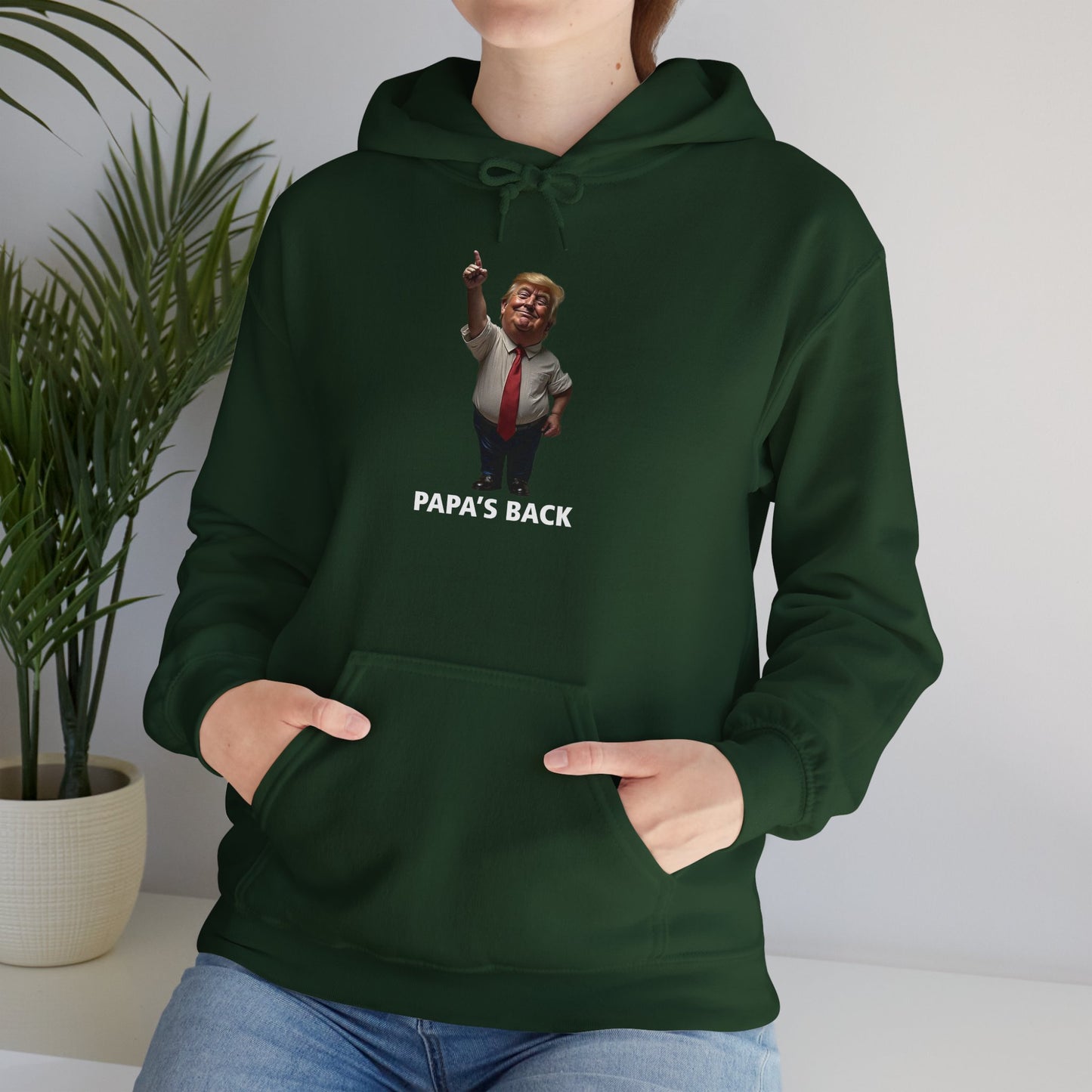 Papa's Back Patriotic Hoodie