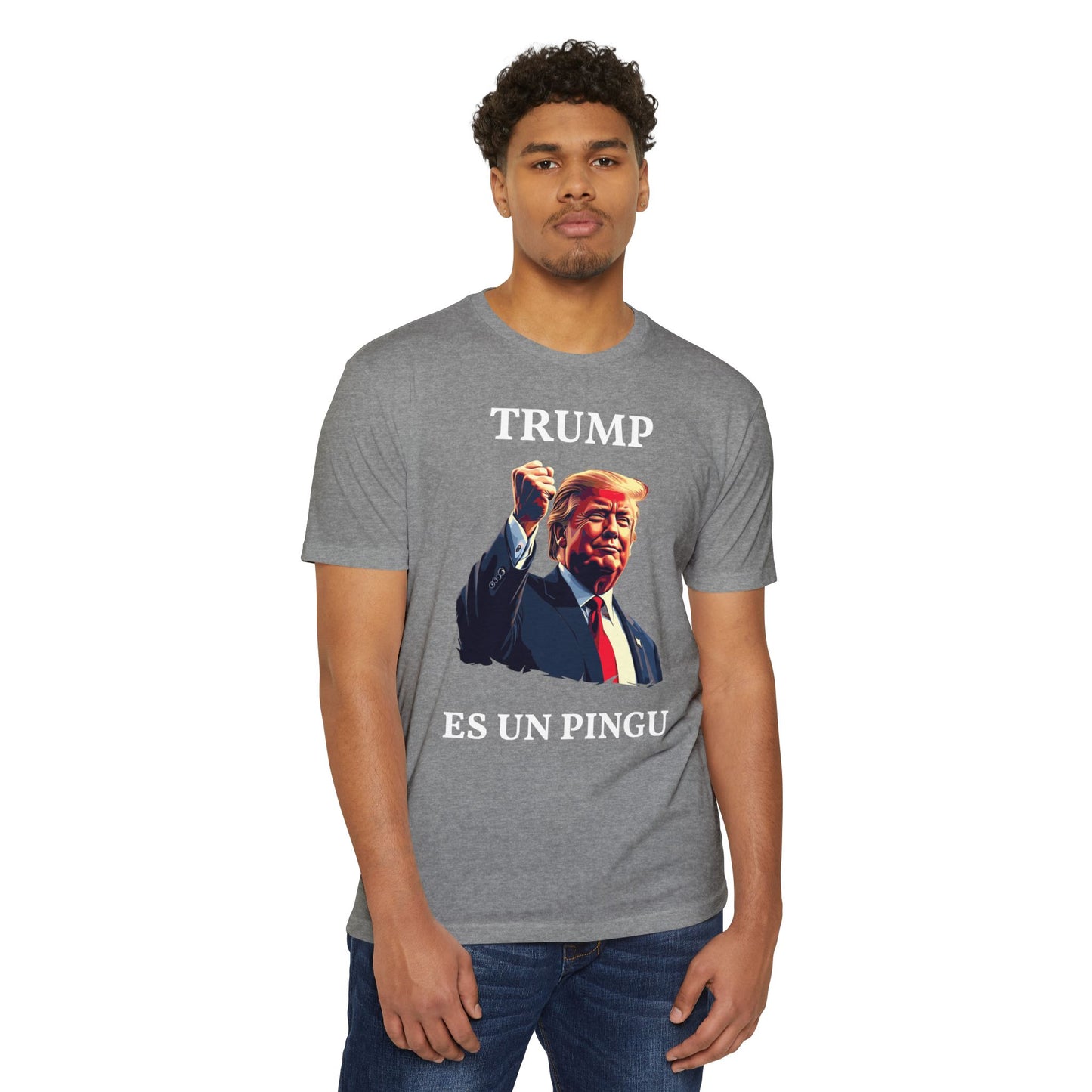Trump es un Pingú Patriótica Camiseta