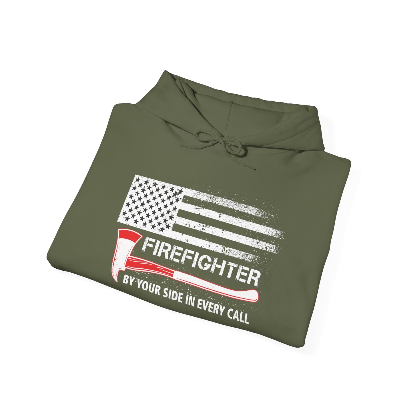 Firefighter Pride Hoodie – By Your Side in Every Call
