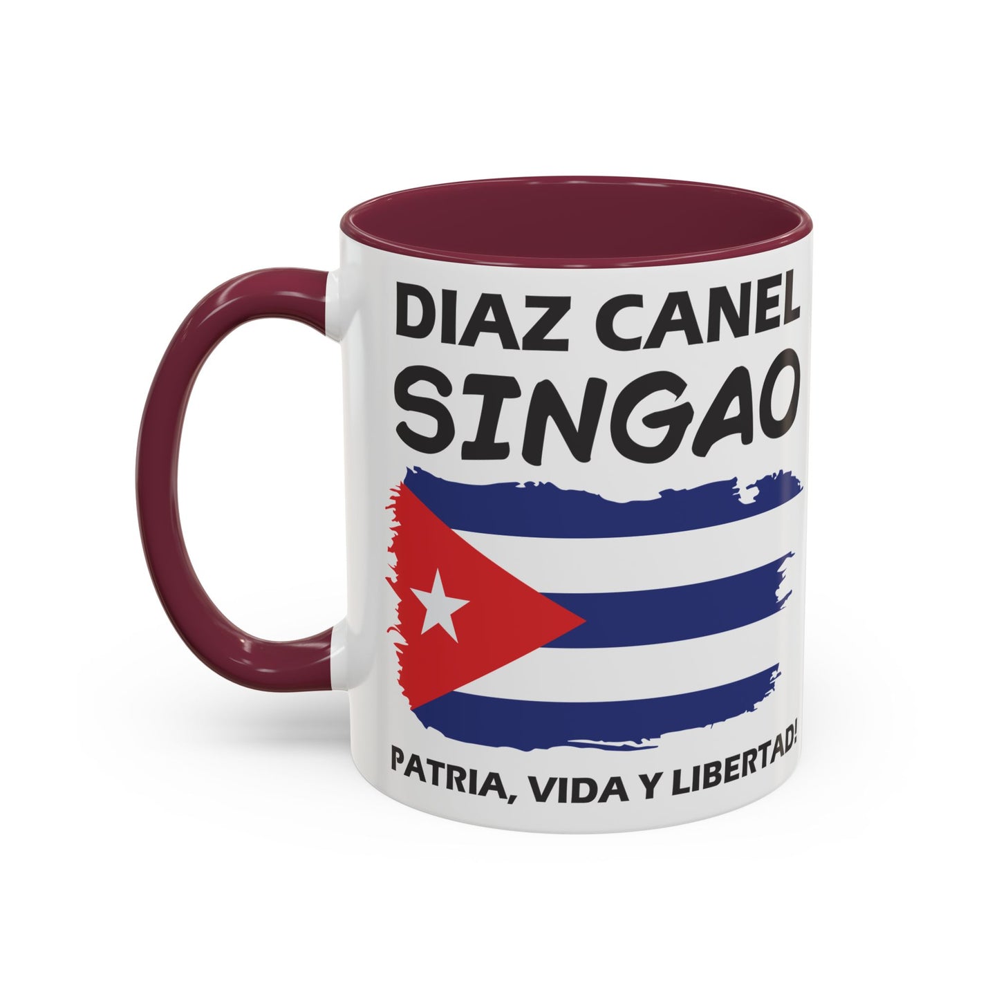 Díaz-Canel Singao Patriótica Taza