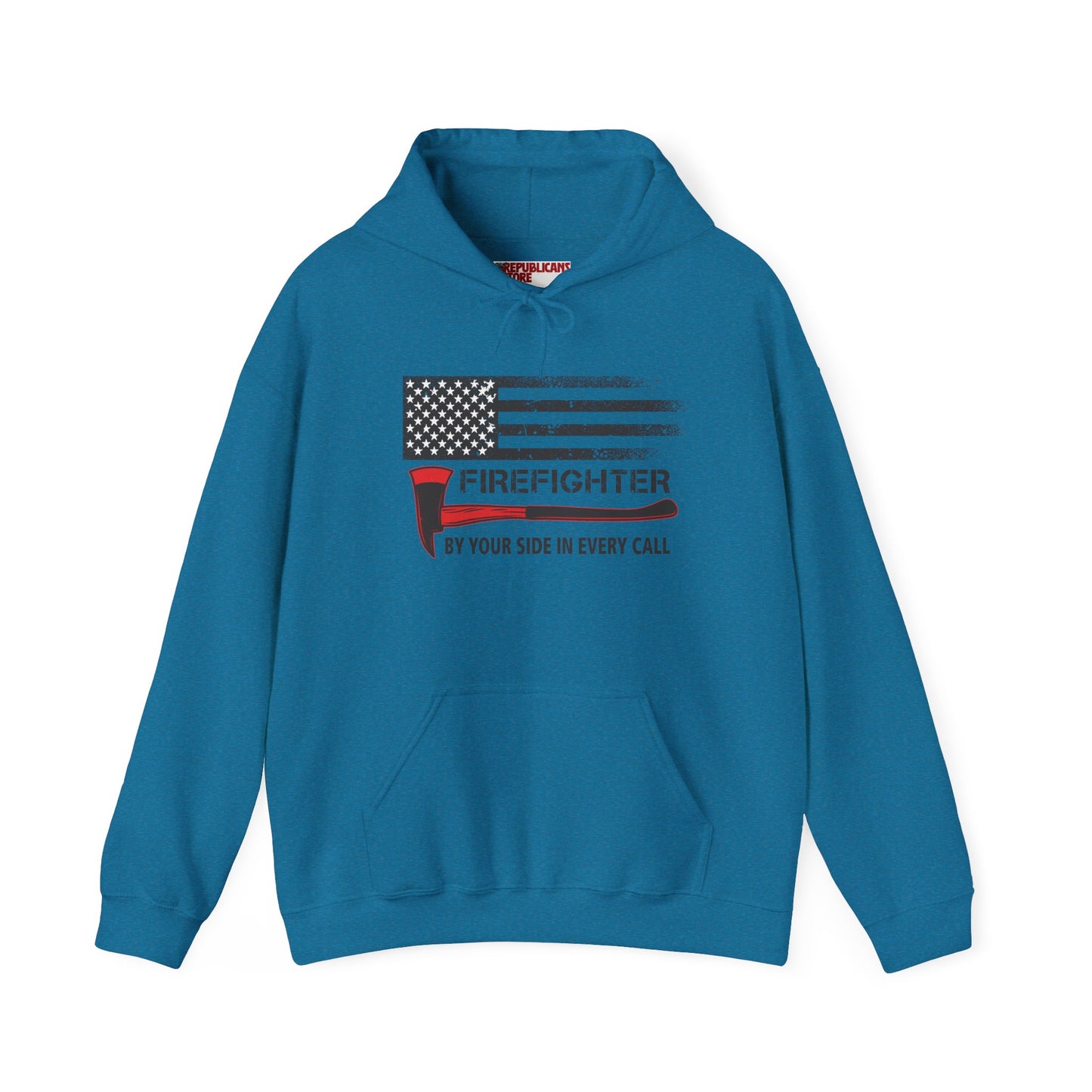 Firefighter Pride Hoodie – By Your Side in Every Call