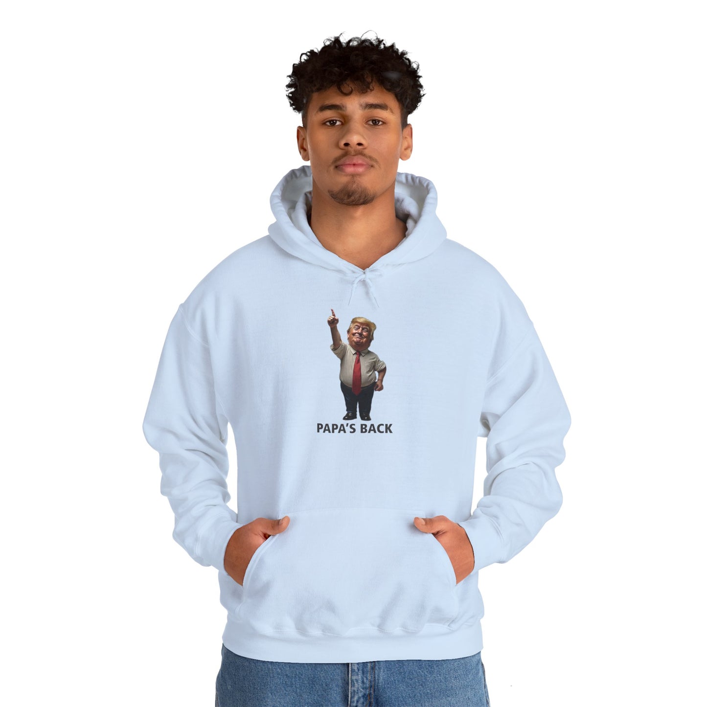 Papa's Back Patriotic Hoodie