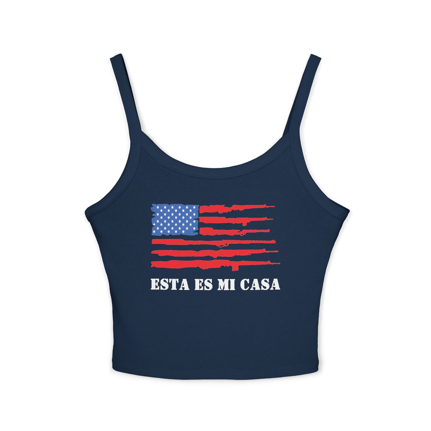Esta es mi Casa Patriótico Tank Top