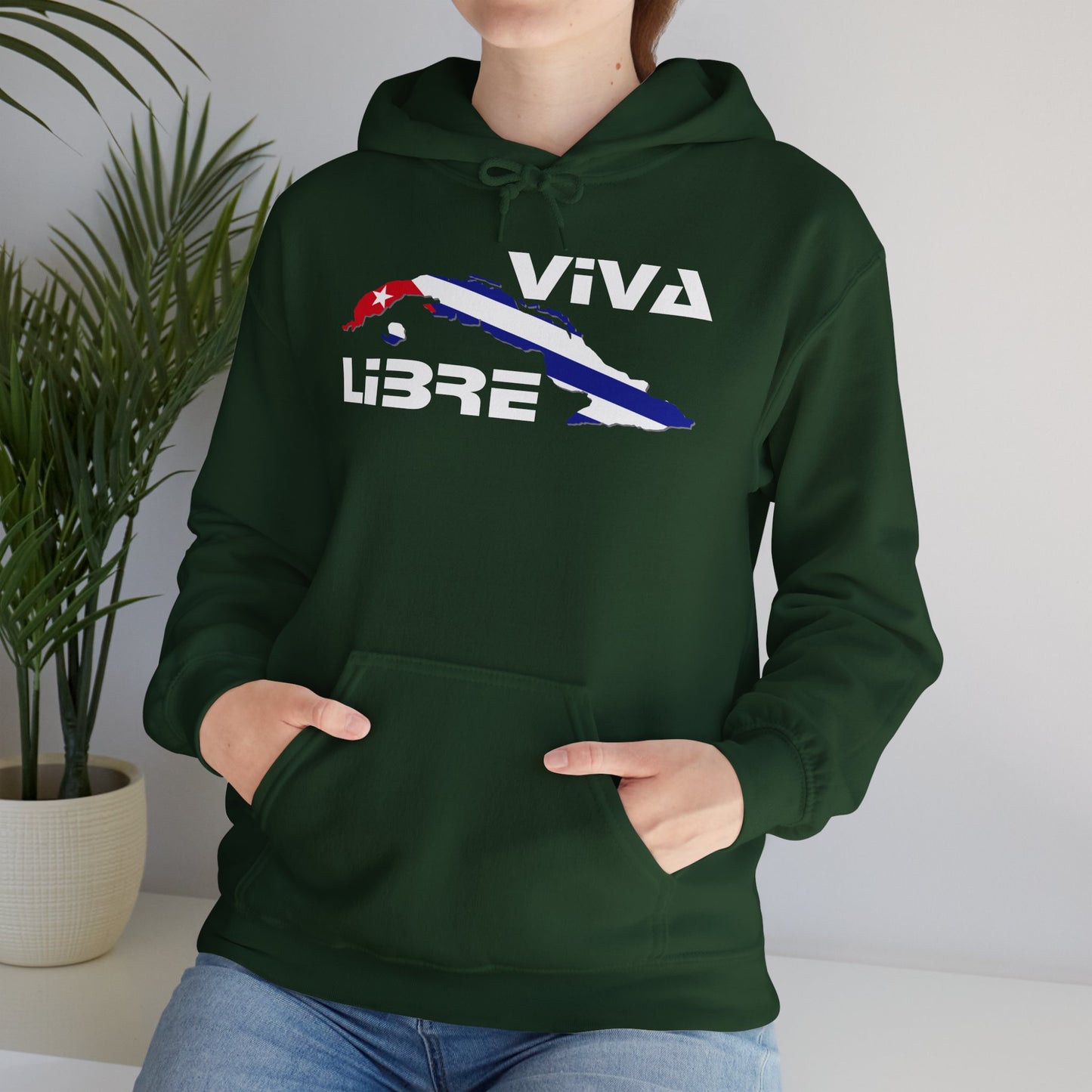 Viva Cuba Libre Patriótico Hoodie