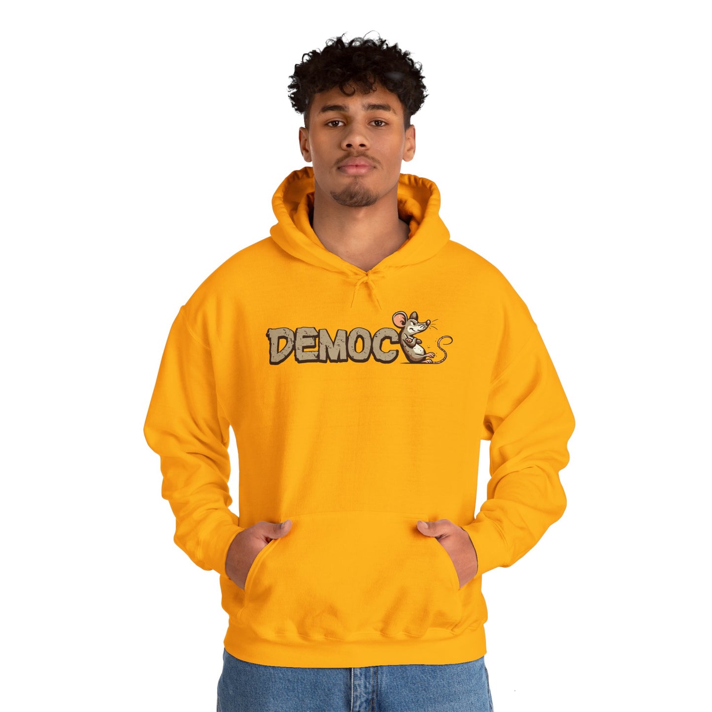 Democ-Rat Funny Political Hoodie