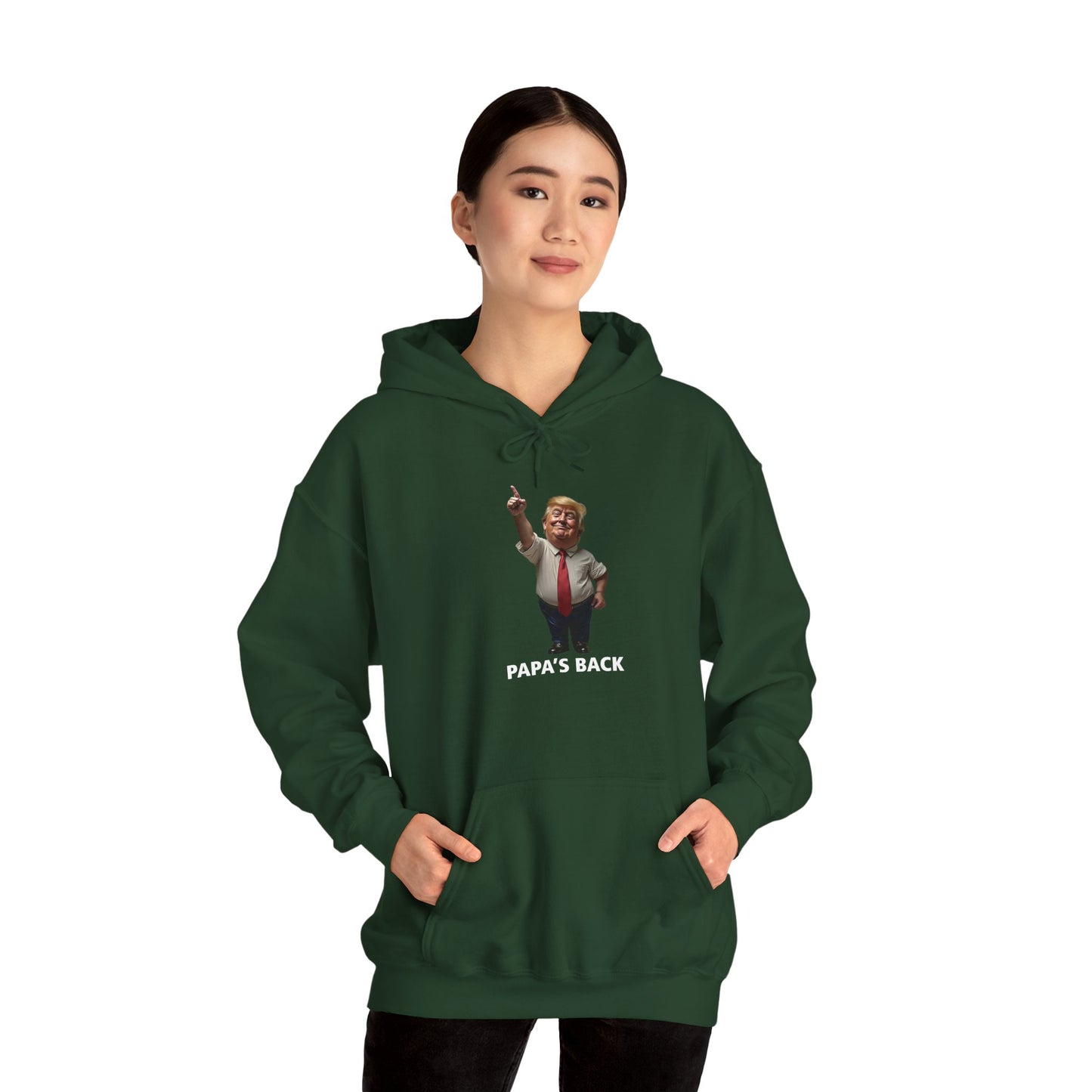 Papa's Back Patriotic Hoodie