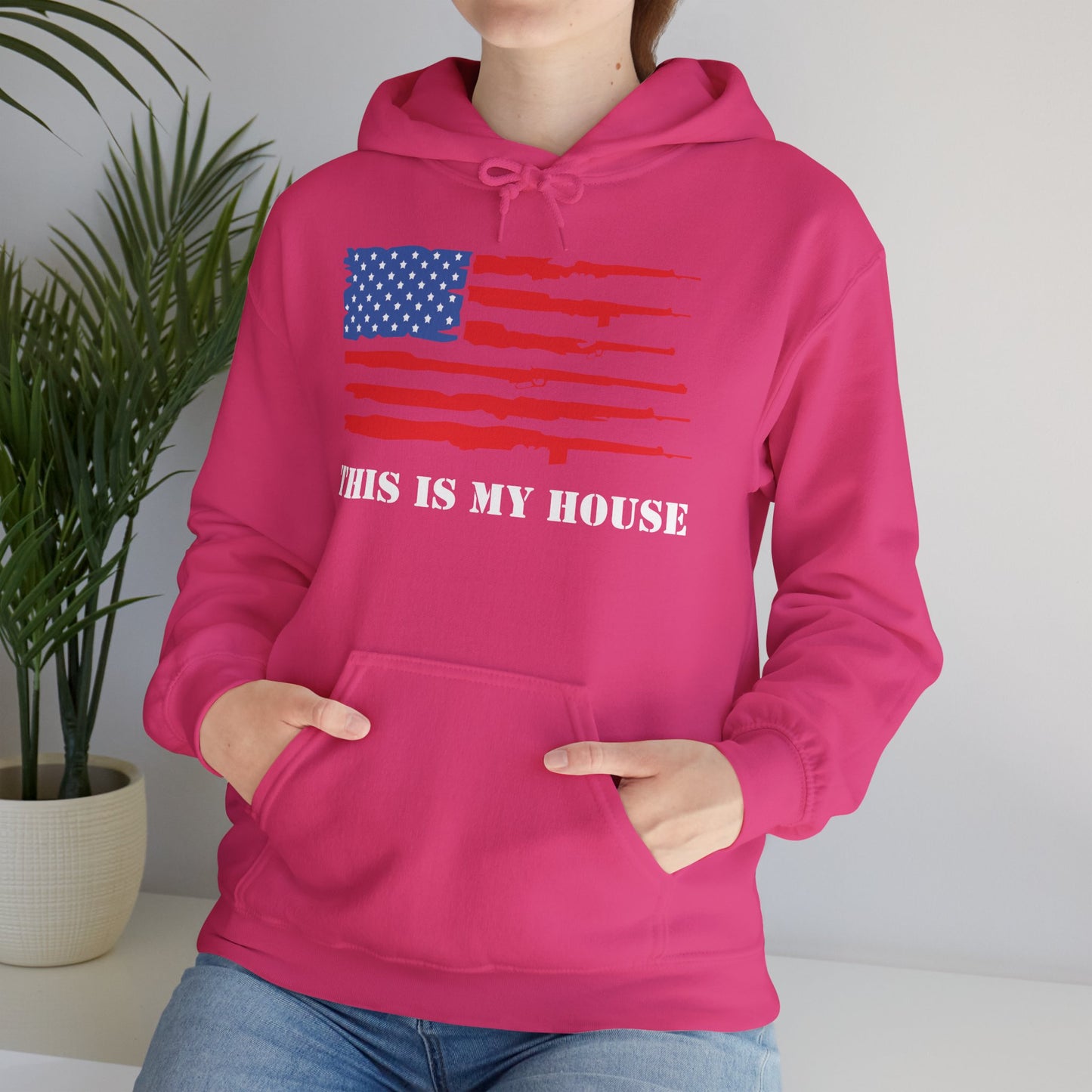 This Is My House Patriotic Hooded Sweatshirt