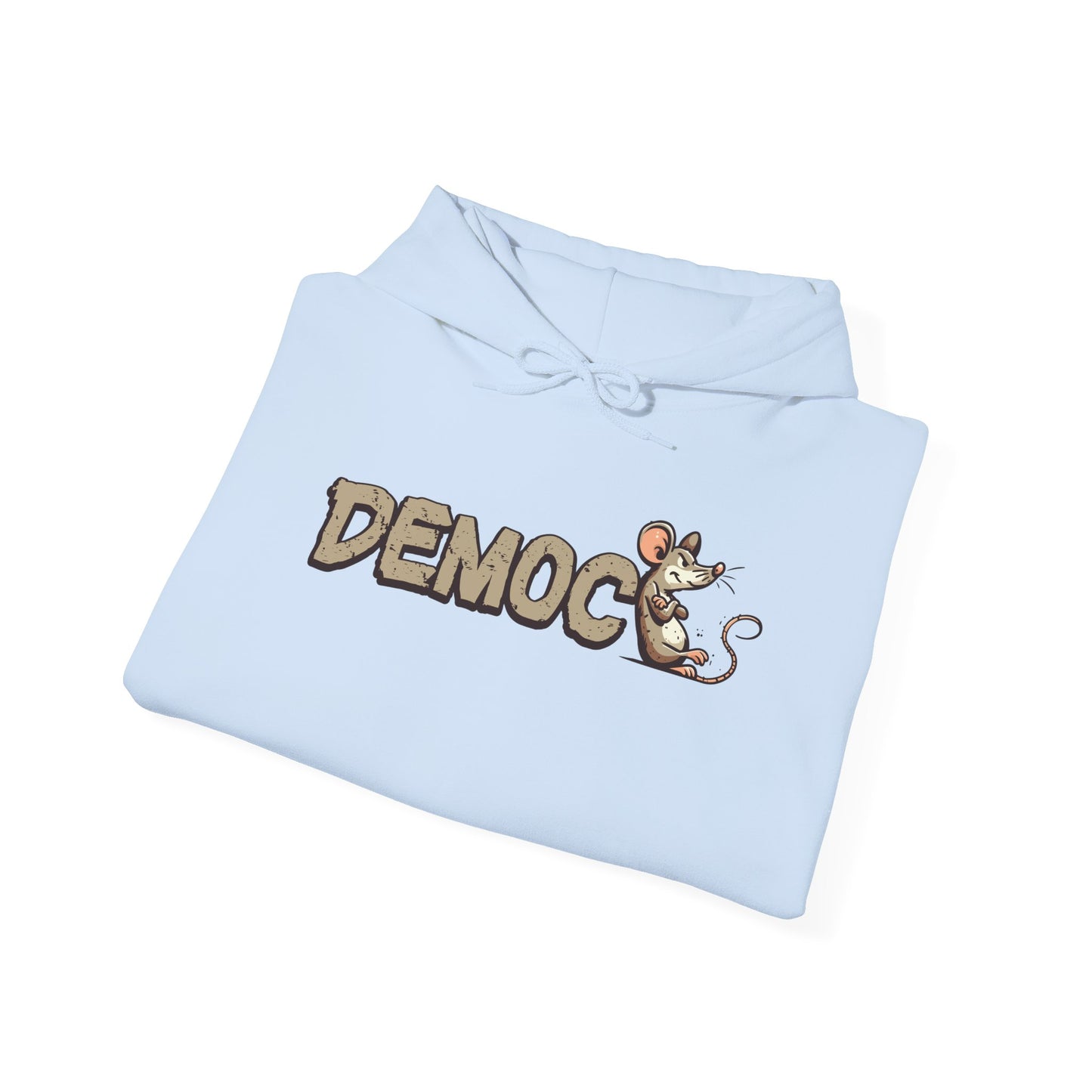 Democ-Rat Funny Political Hoodie